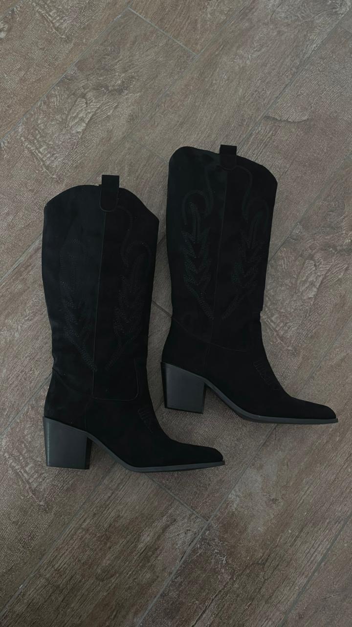 The Black Cowboy Boots