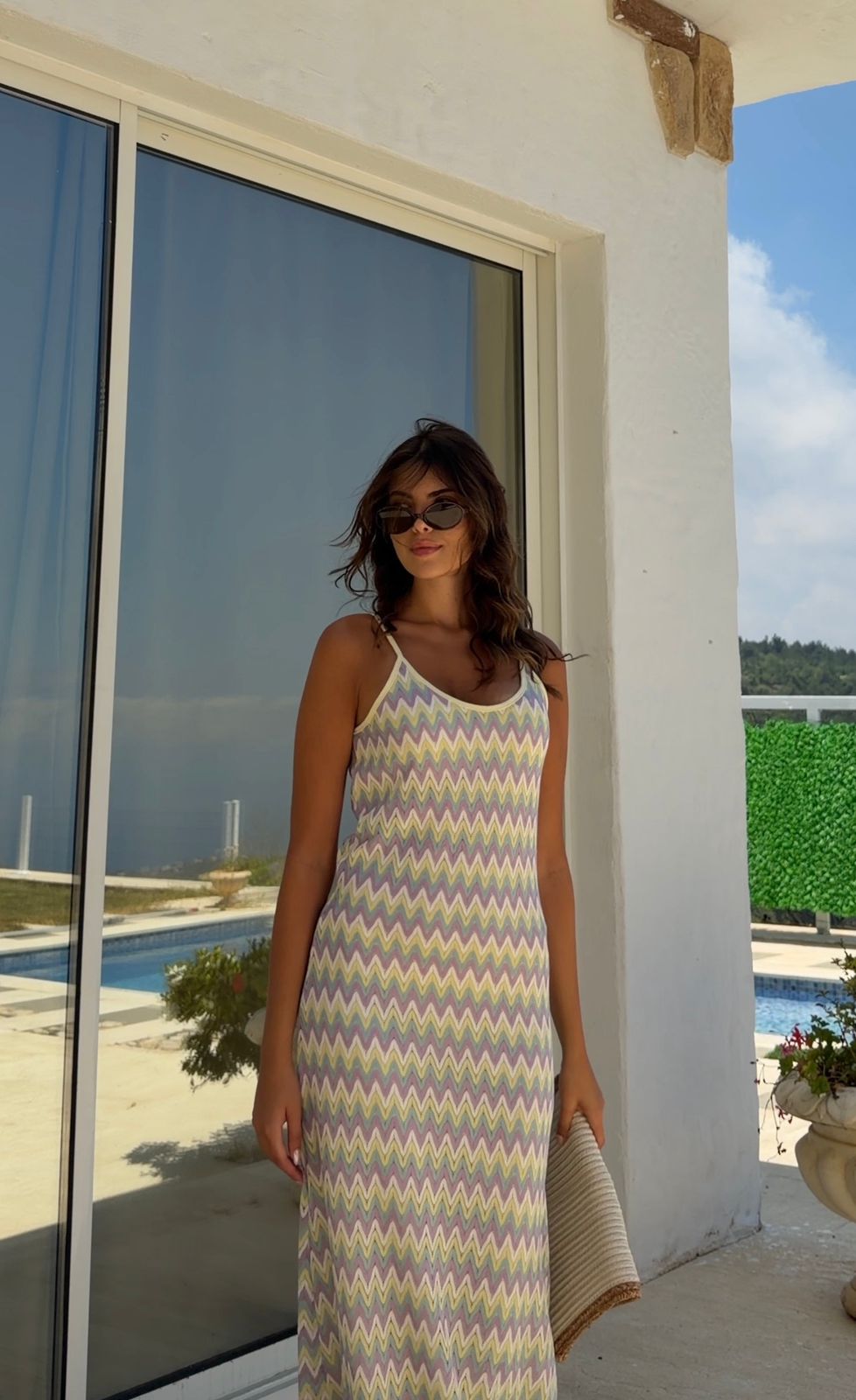 Crochet maxi dress