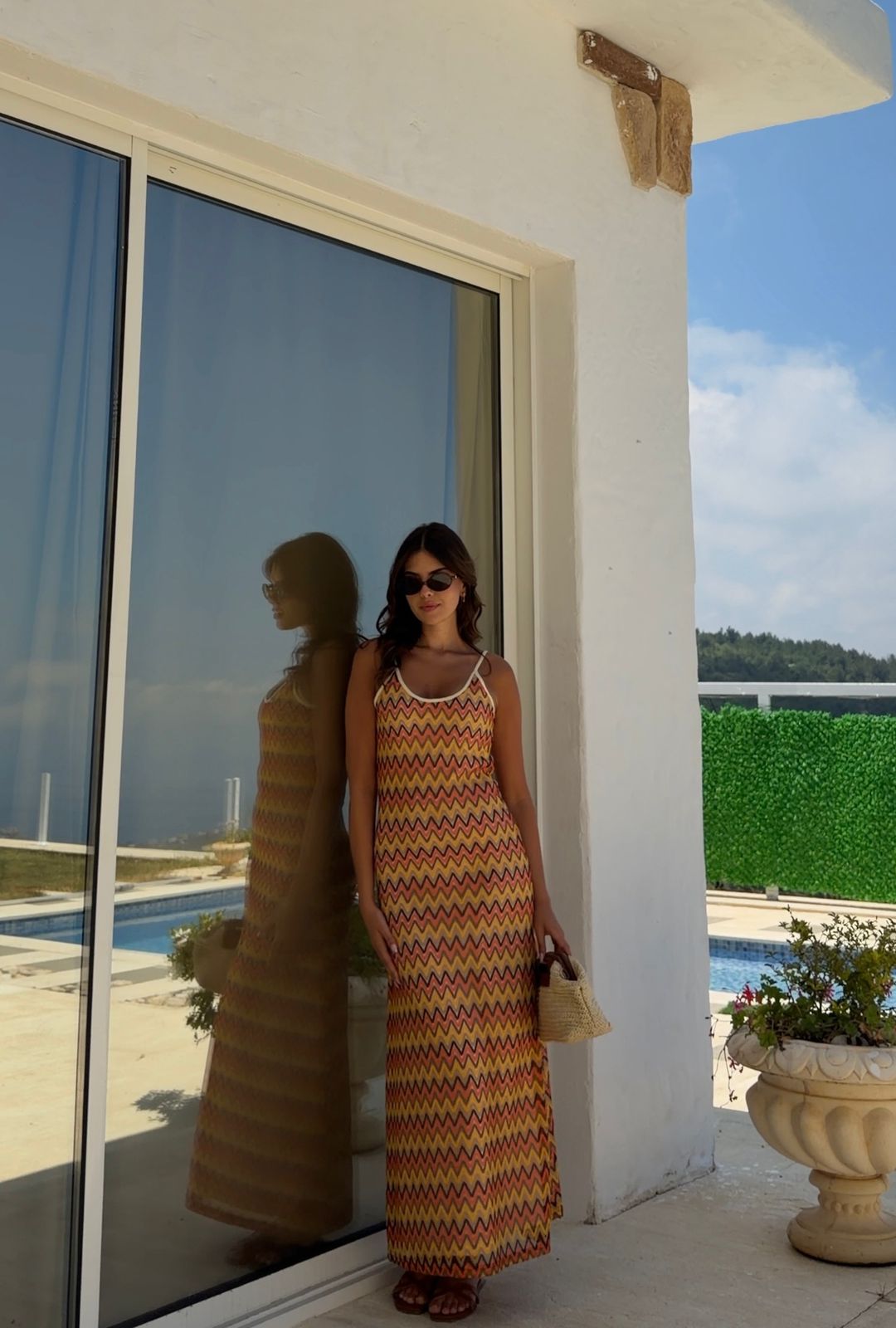 Crochet maxi dress