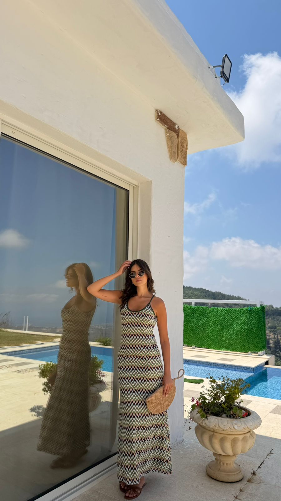 Crochet maxi dress