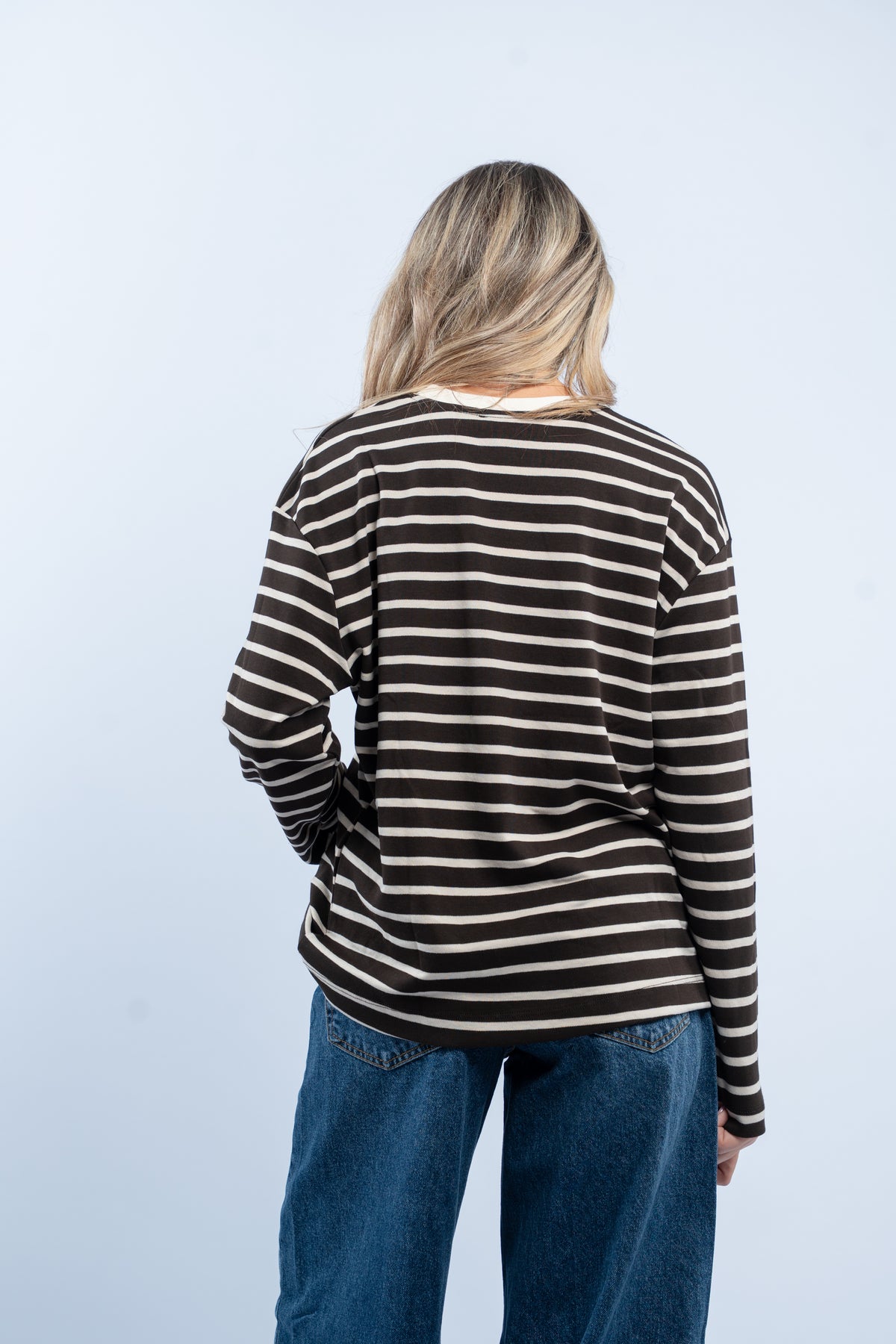 Fine striped top