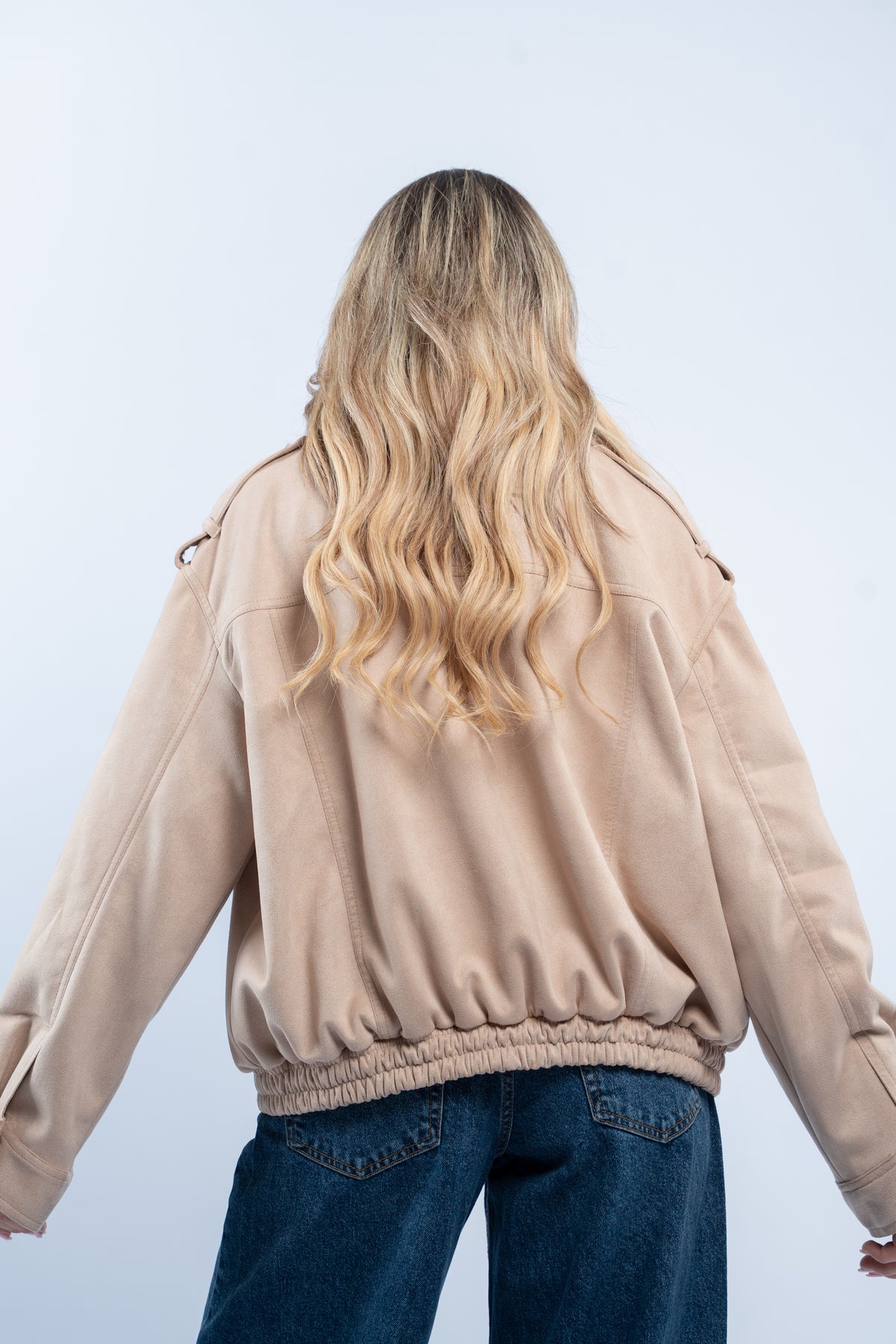 Cargo suede jacket