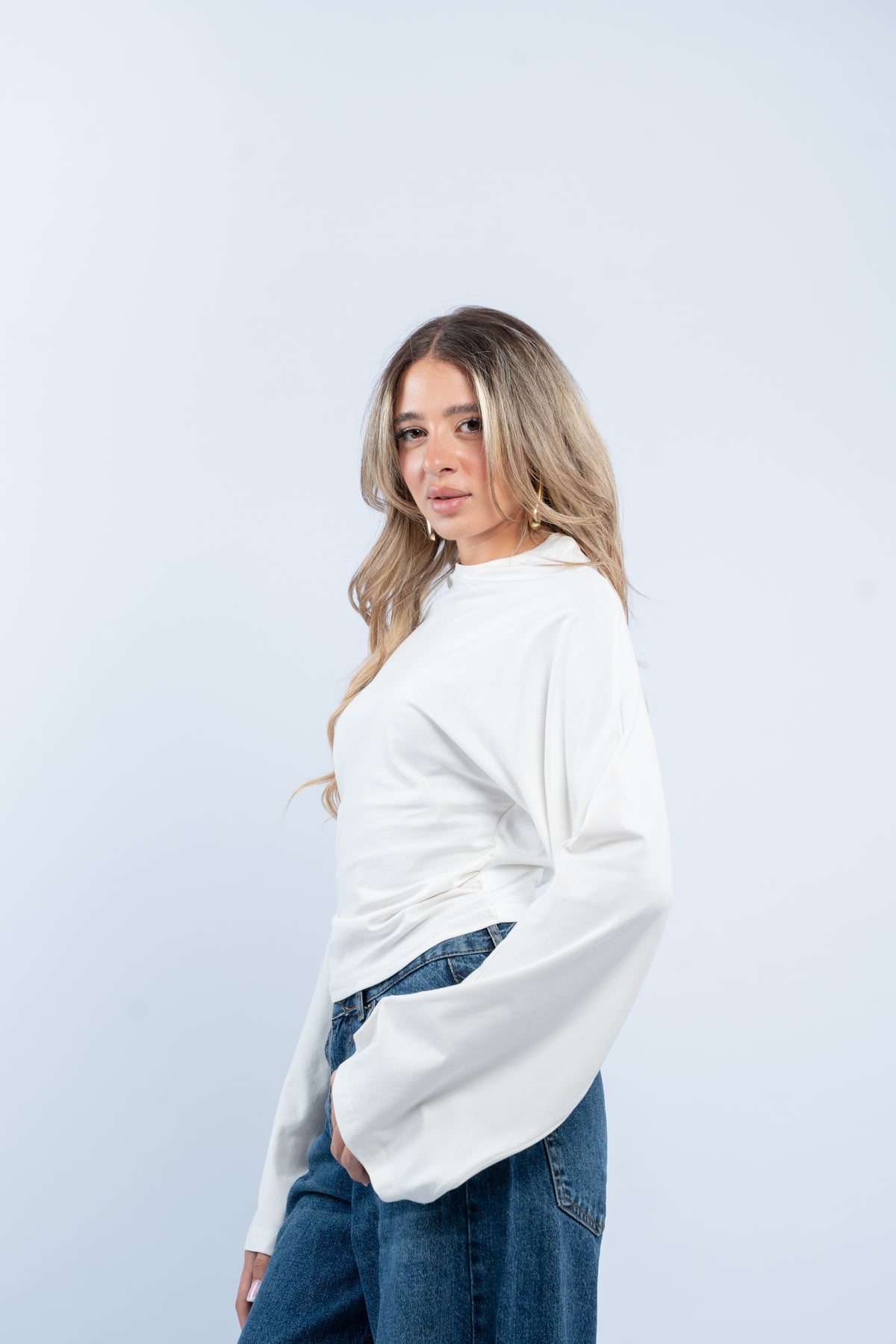 Flared cuff top