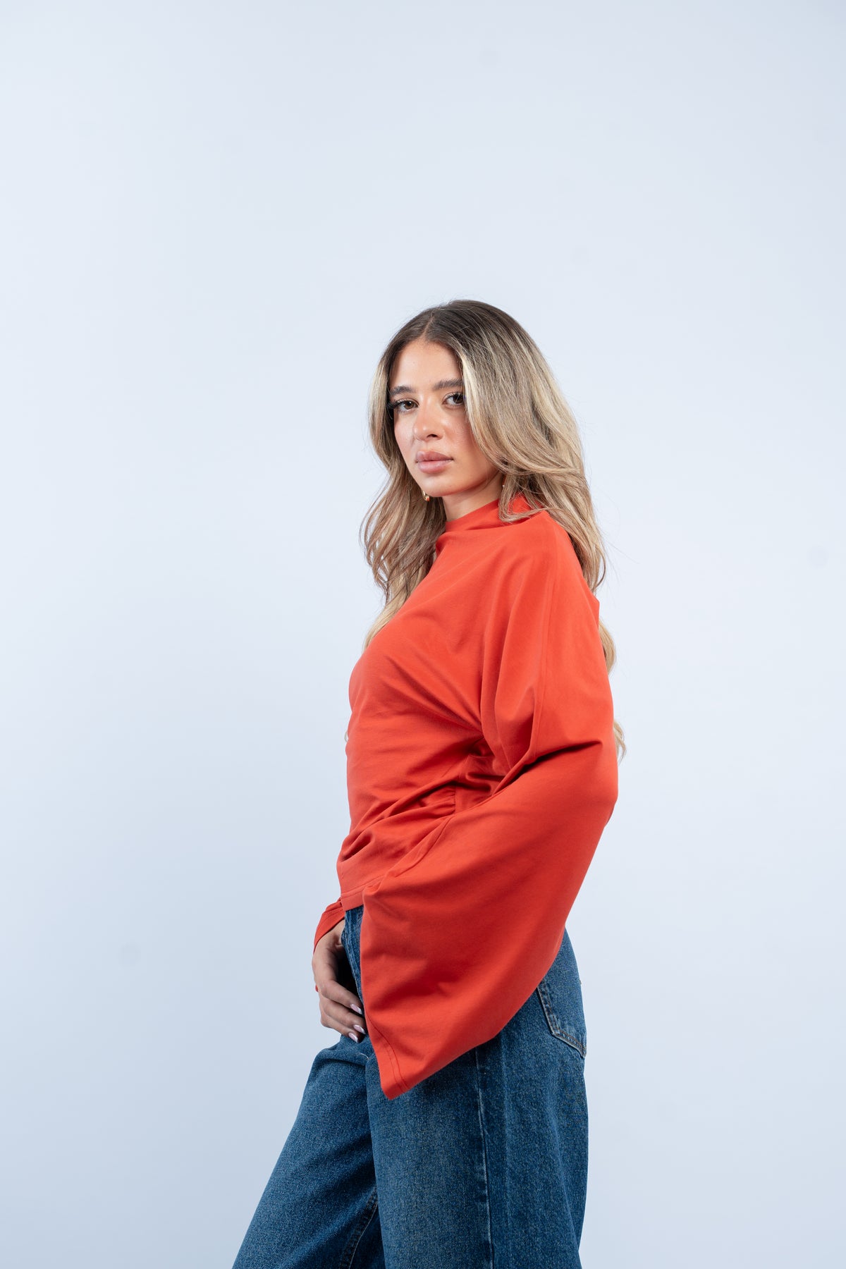 Flared cuff top