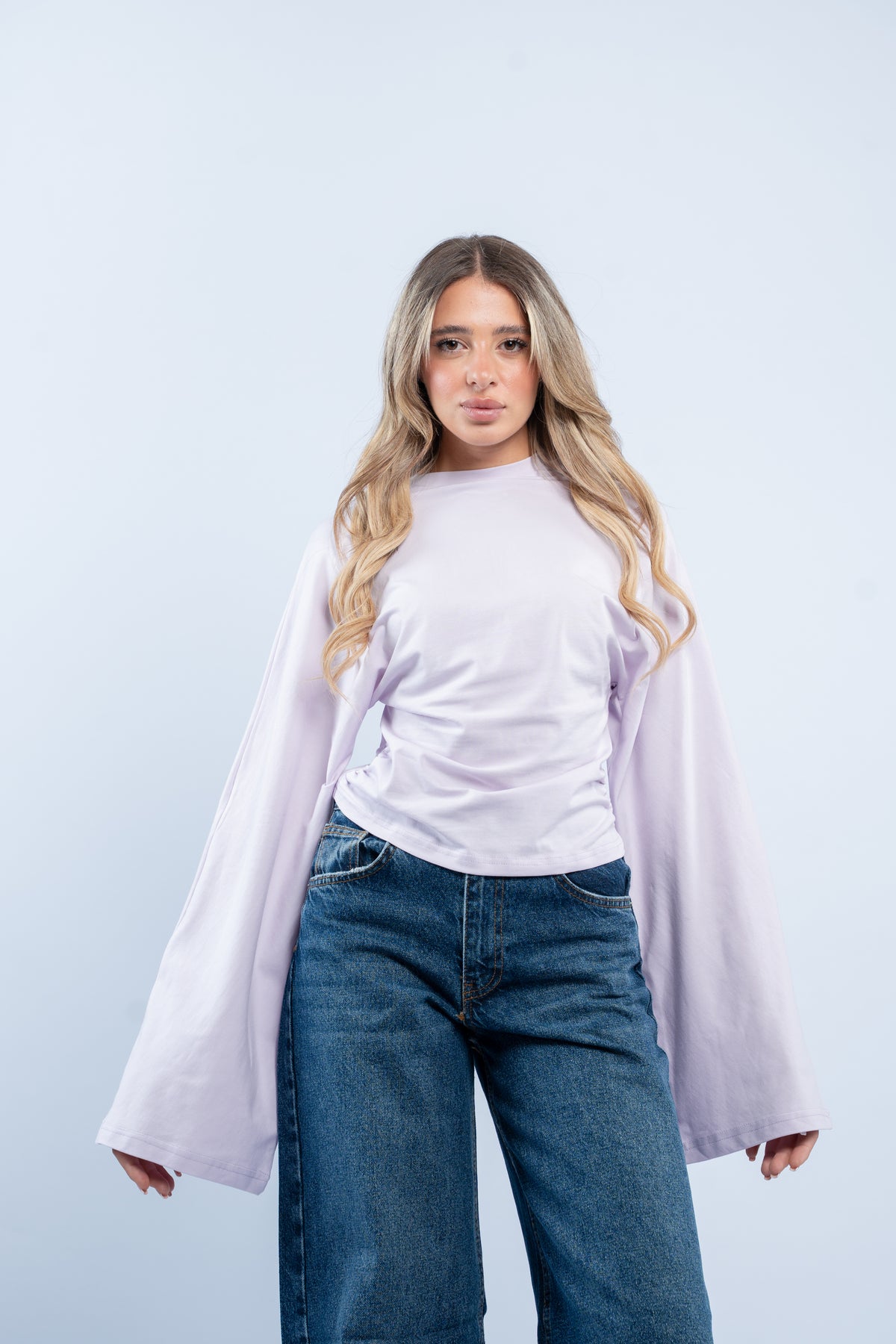 Flared cuff top