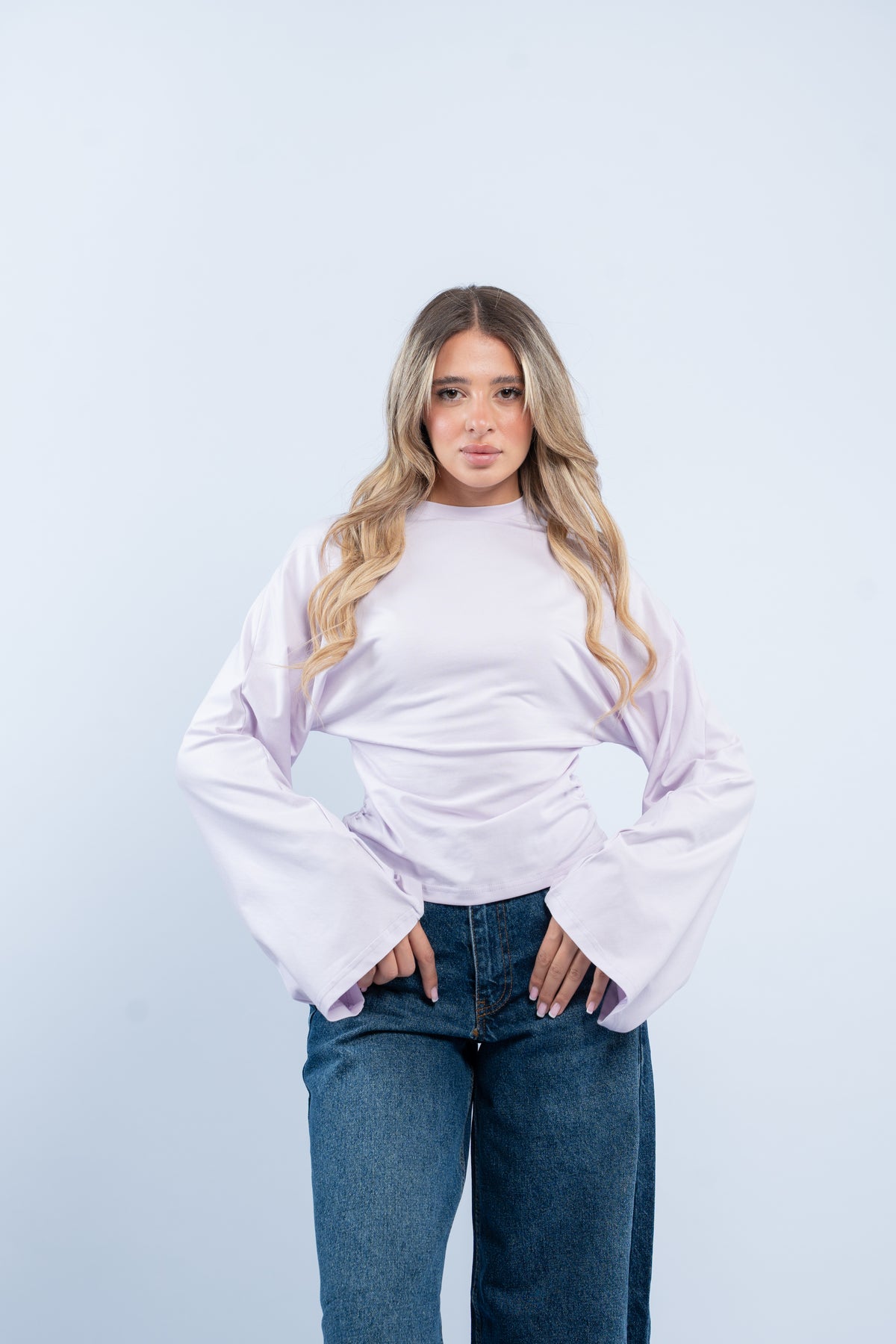 Flared cuff top