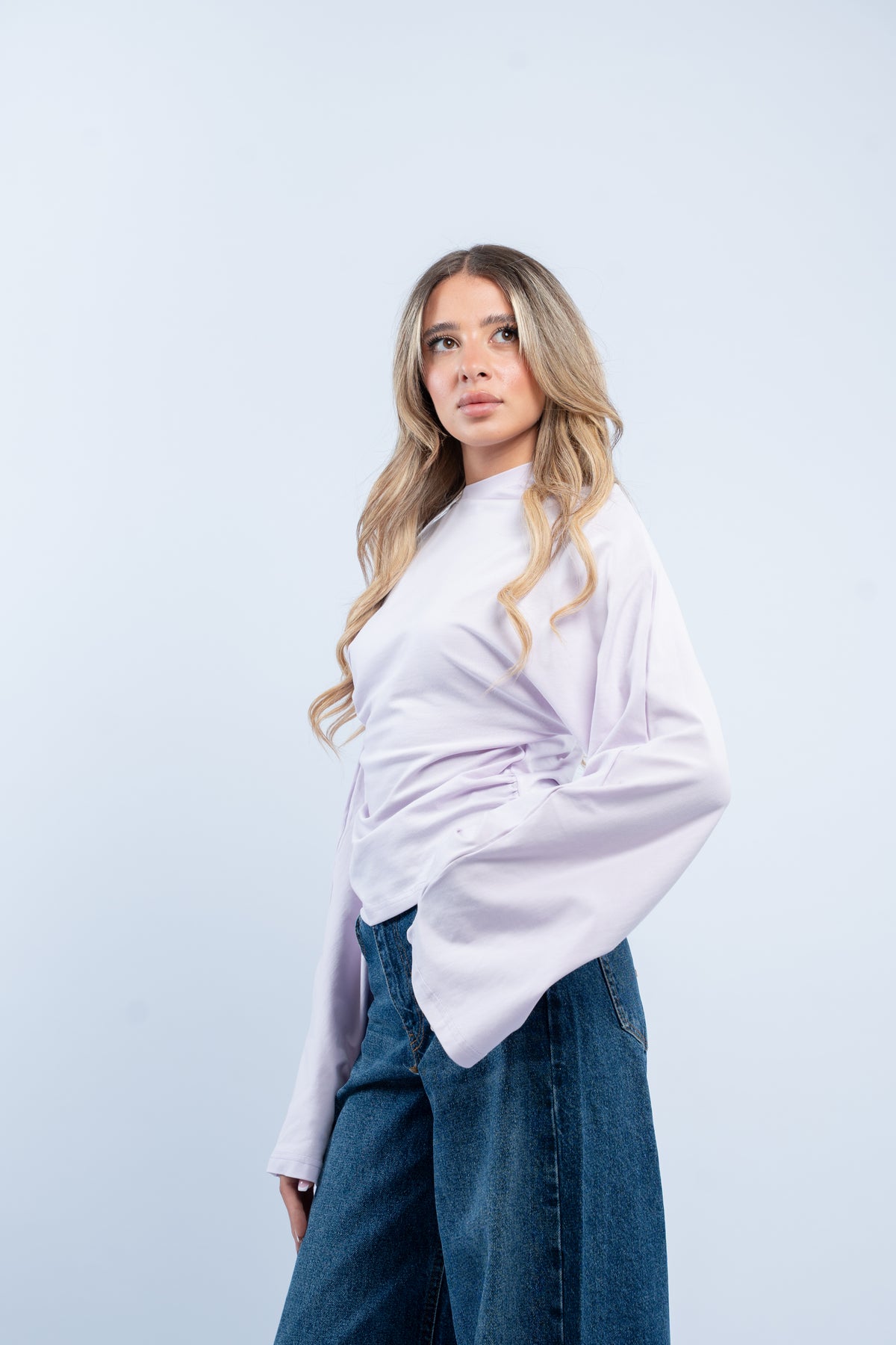 Flared cuff top
