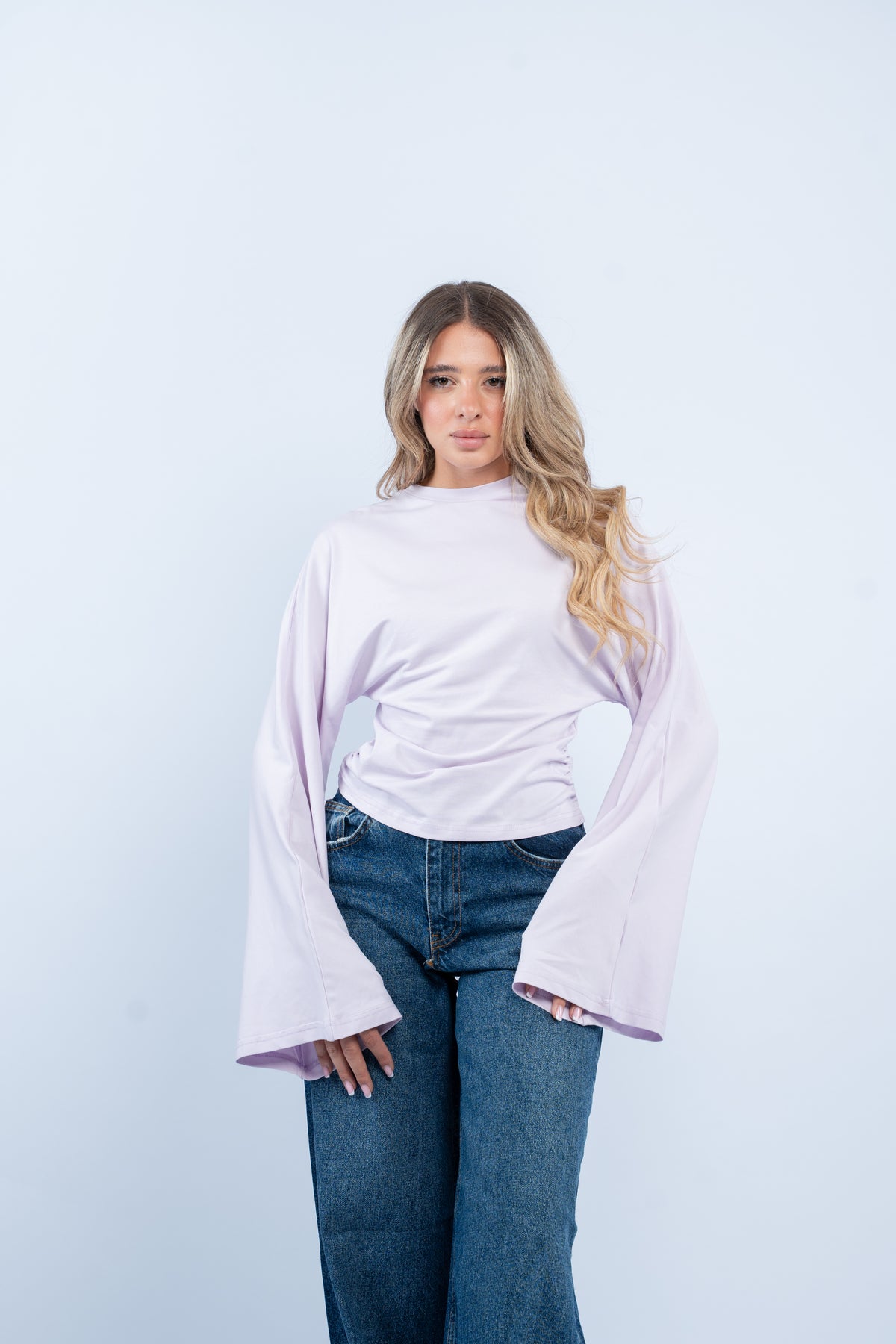 Flared cuff top