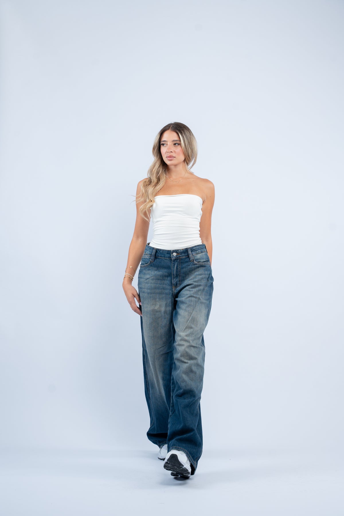Vintage wash jeans