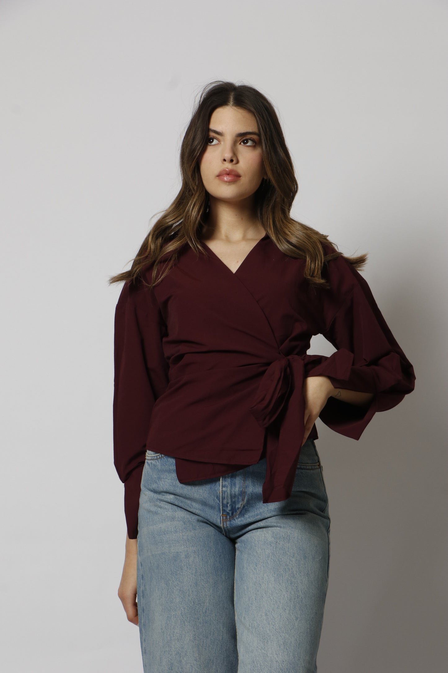 Tie knot chemise