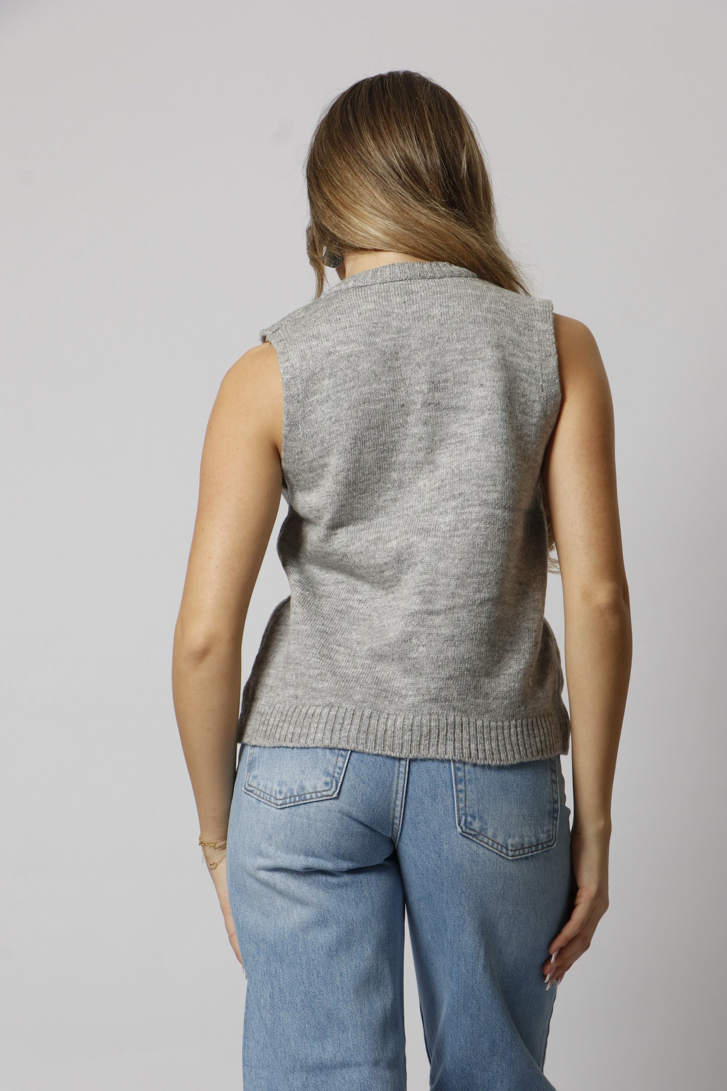 Heart shaped knit top