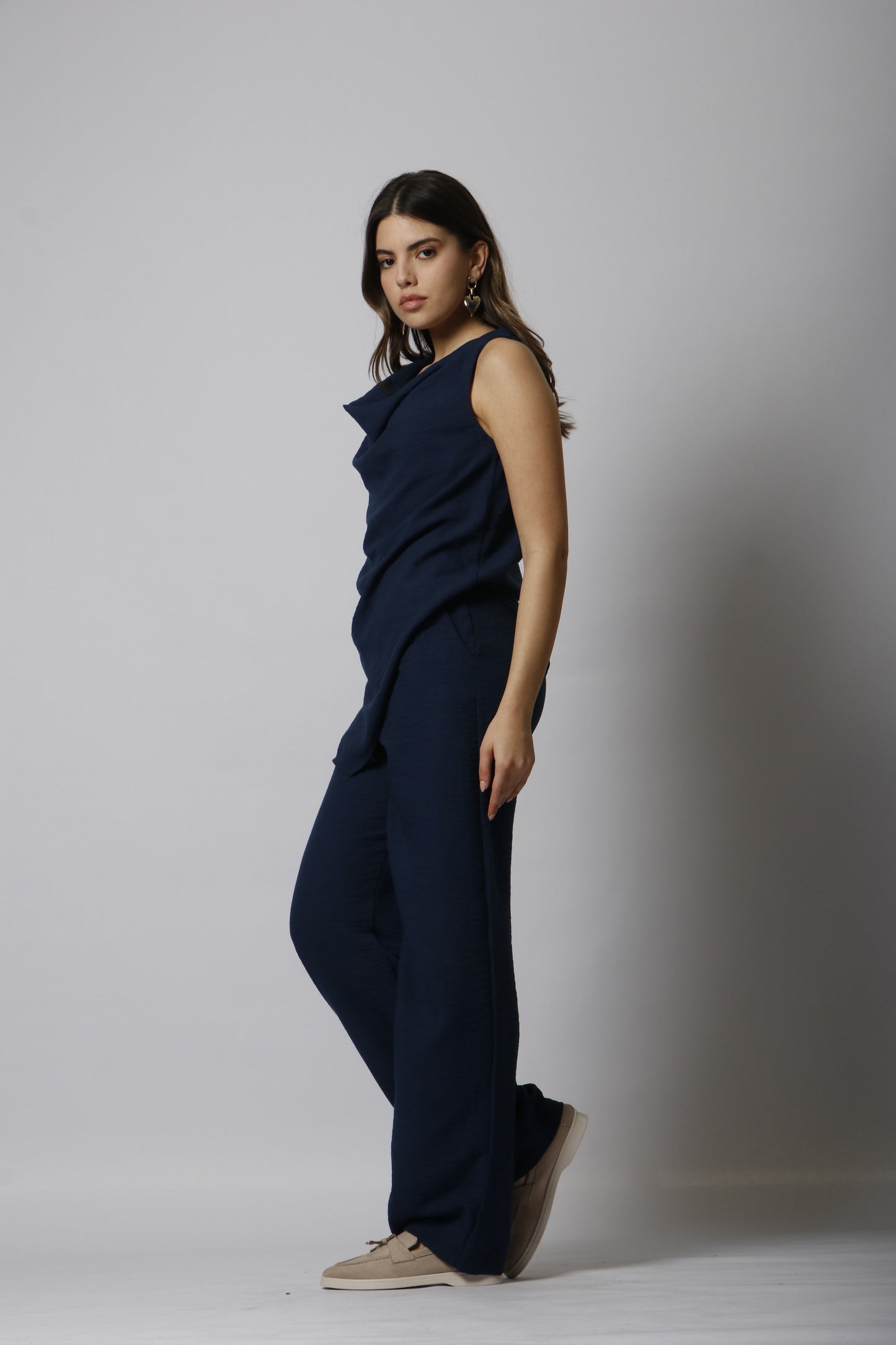 Halter neck linen set
