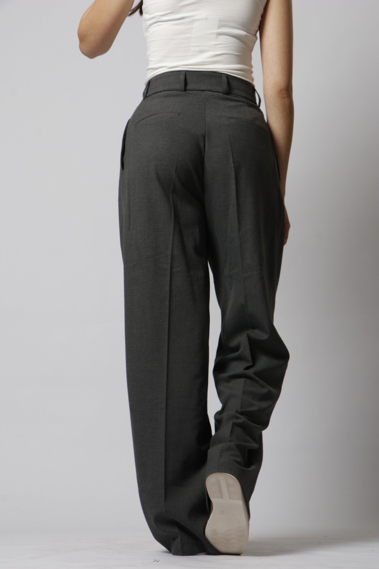 Palazzo grey trousers