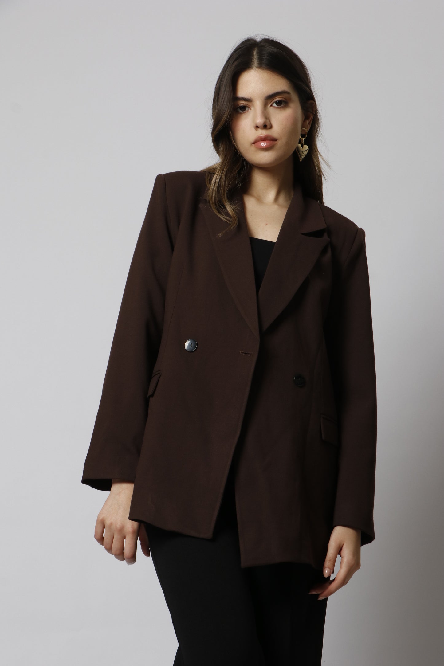 Brown blazer