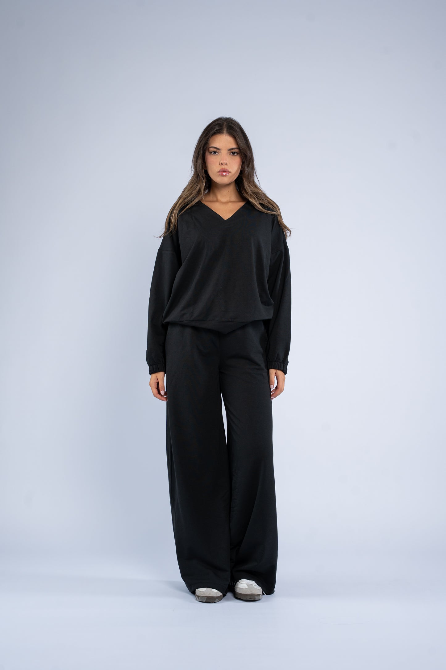 V-neck cotton set