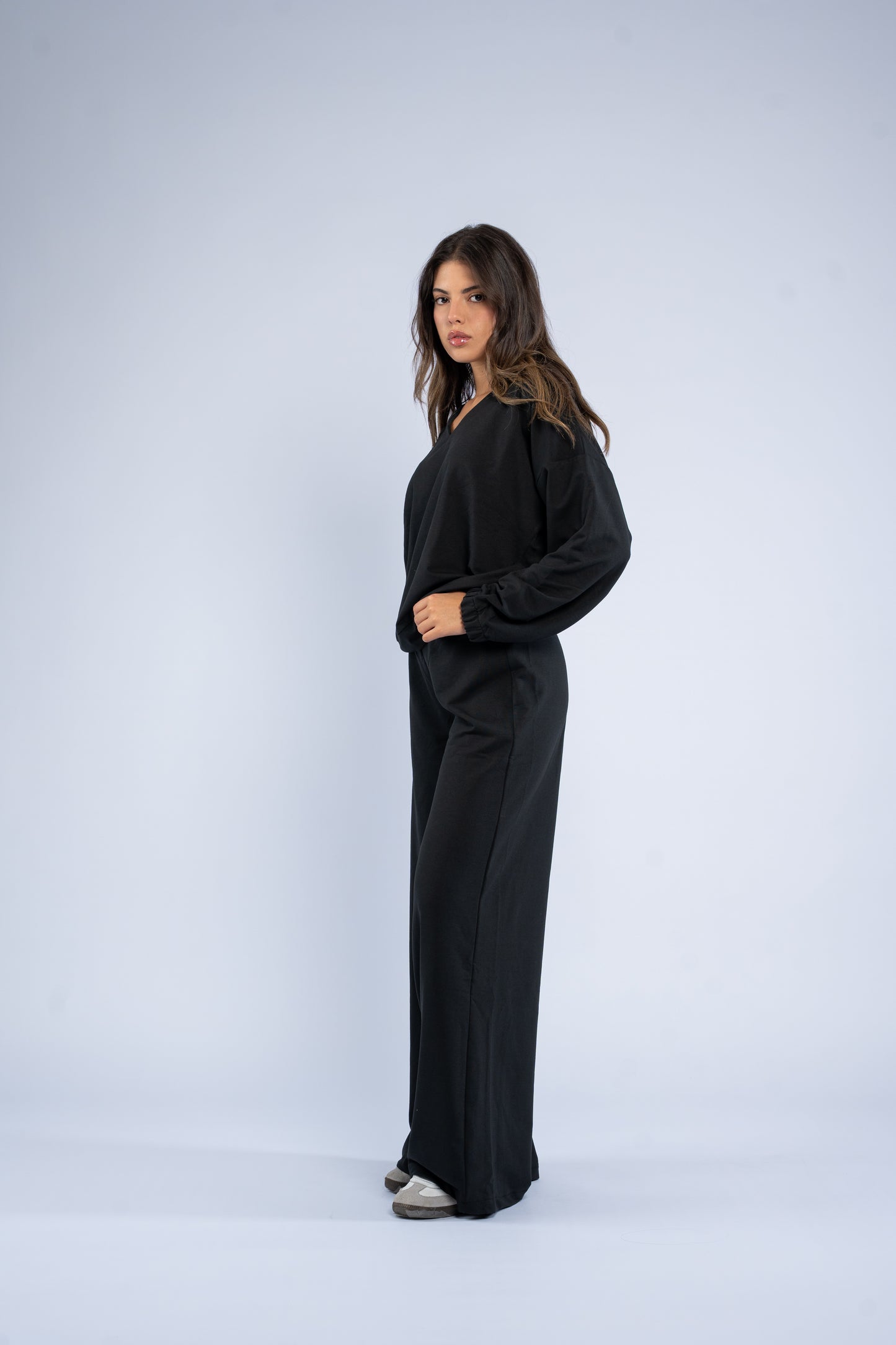 V-neck cotton set