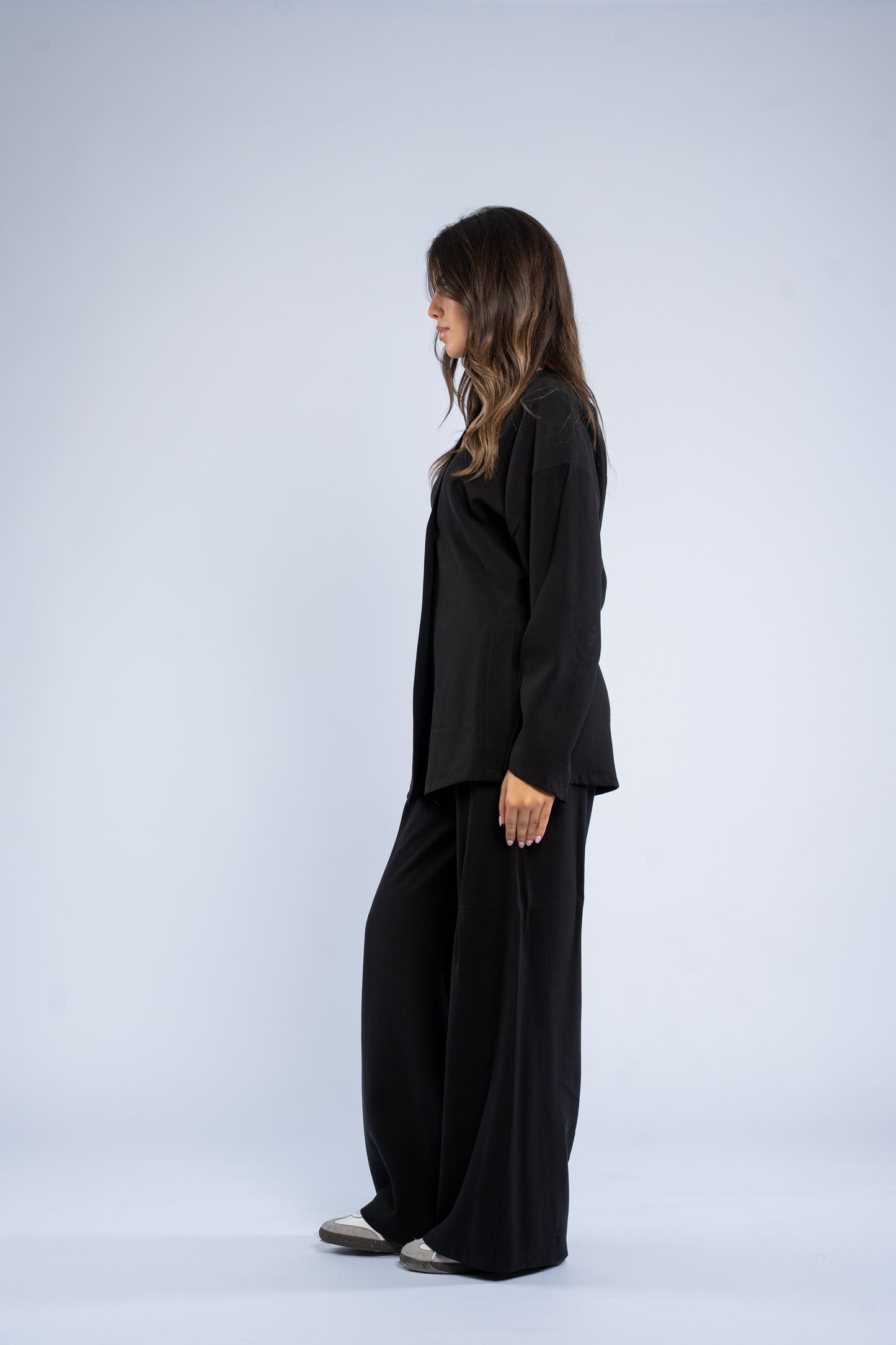 One button cardigan set