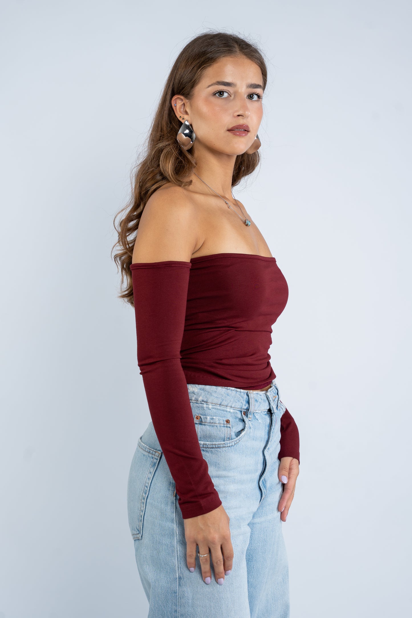 Off sleeves top