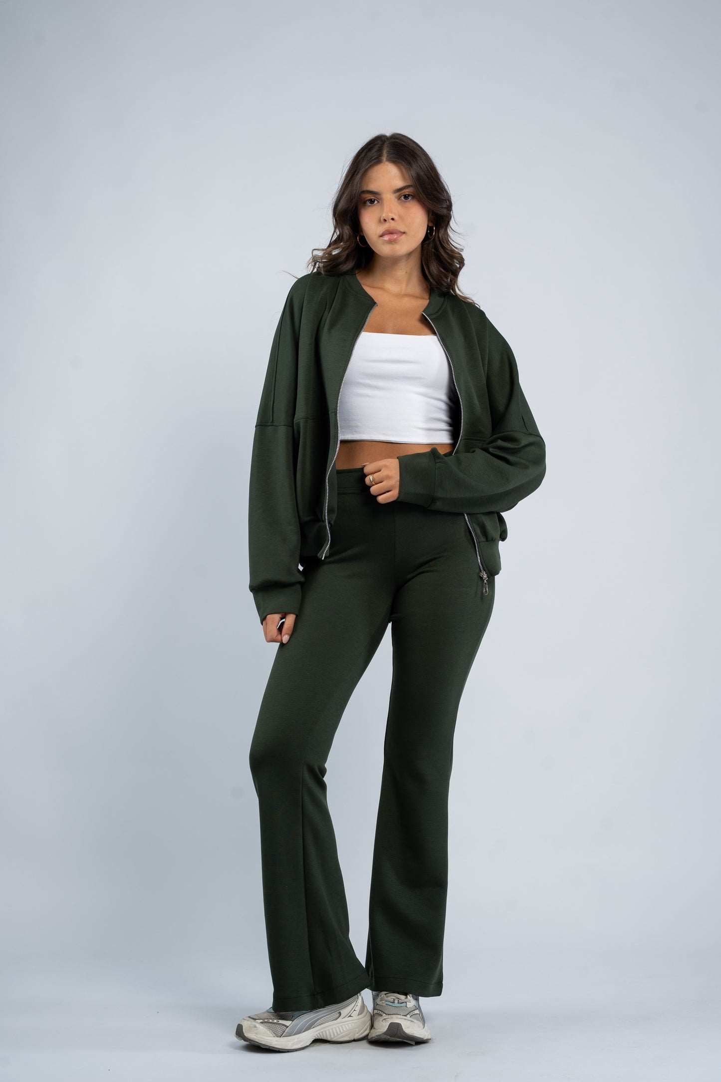 Flare jacket set