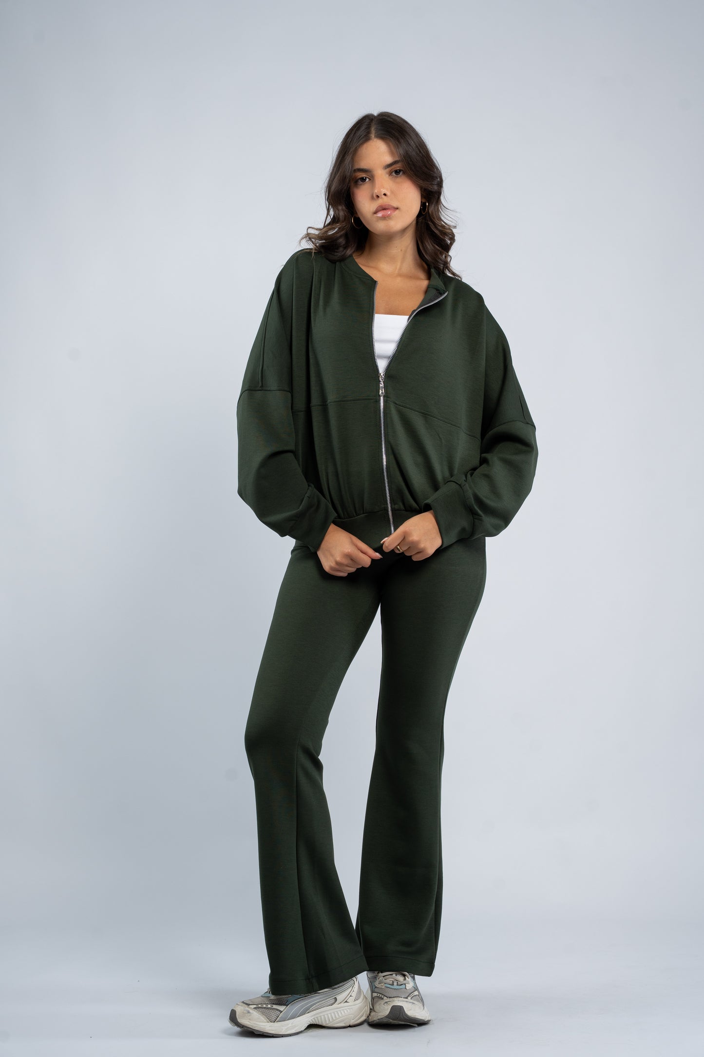 Flare jacket set