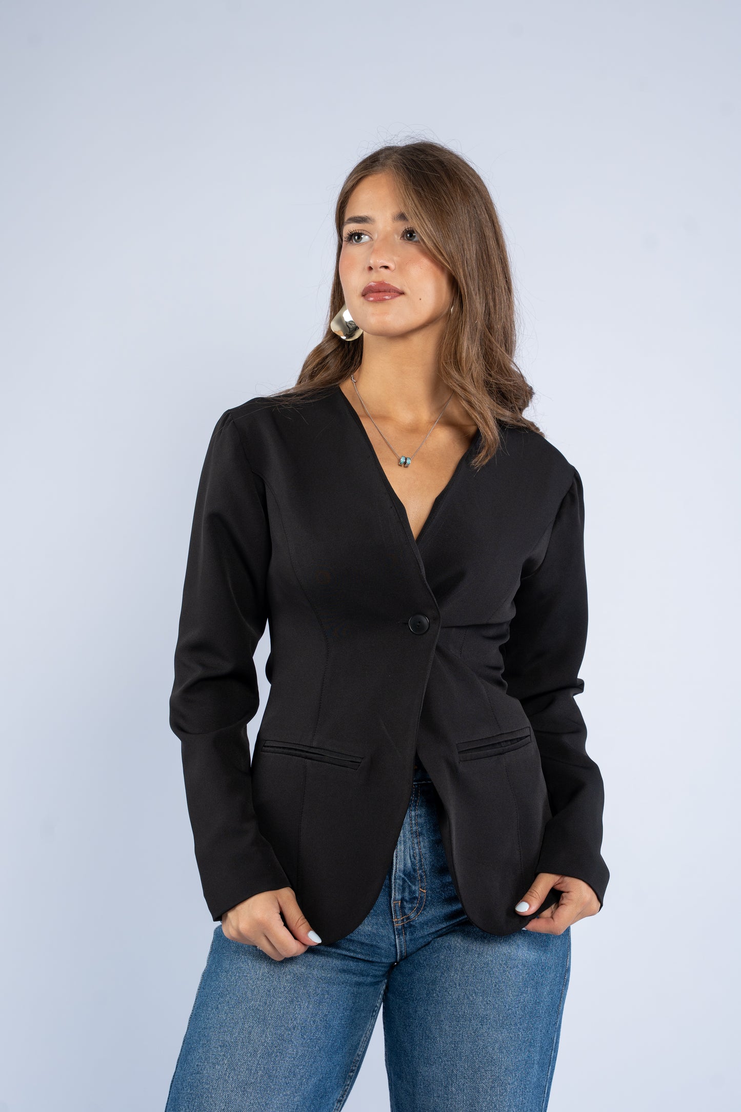 Waist fitted blazer