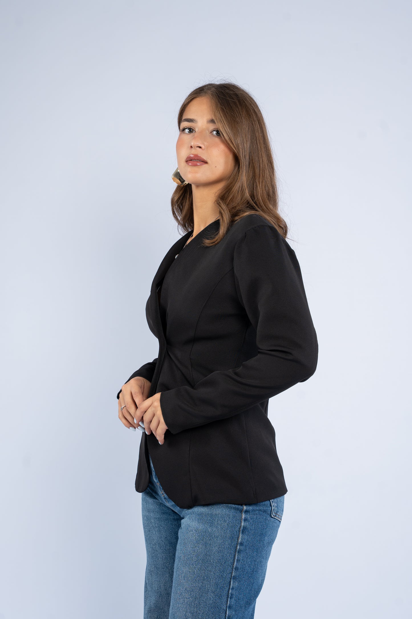 Waist fitted blazer
