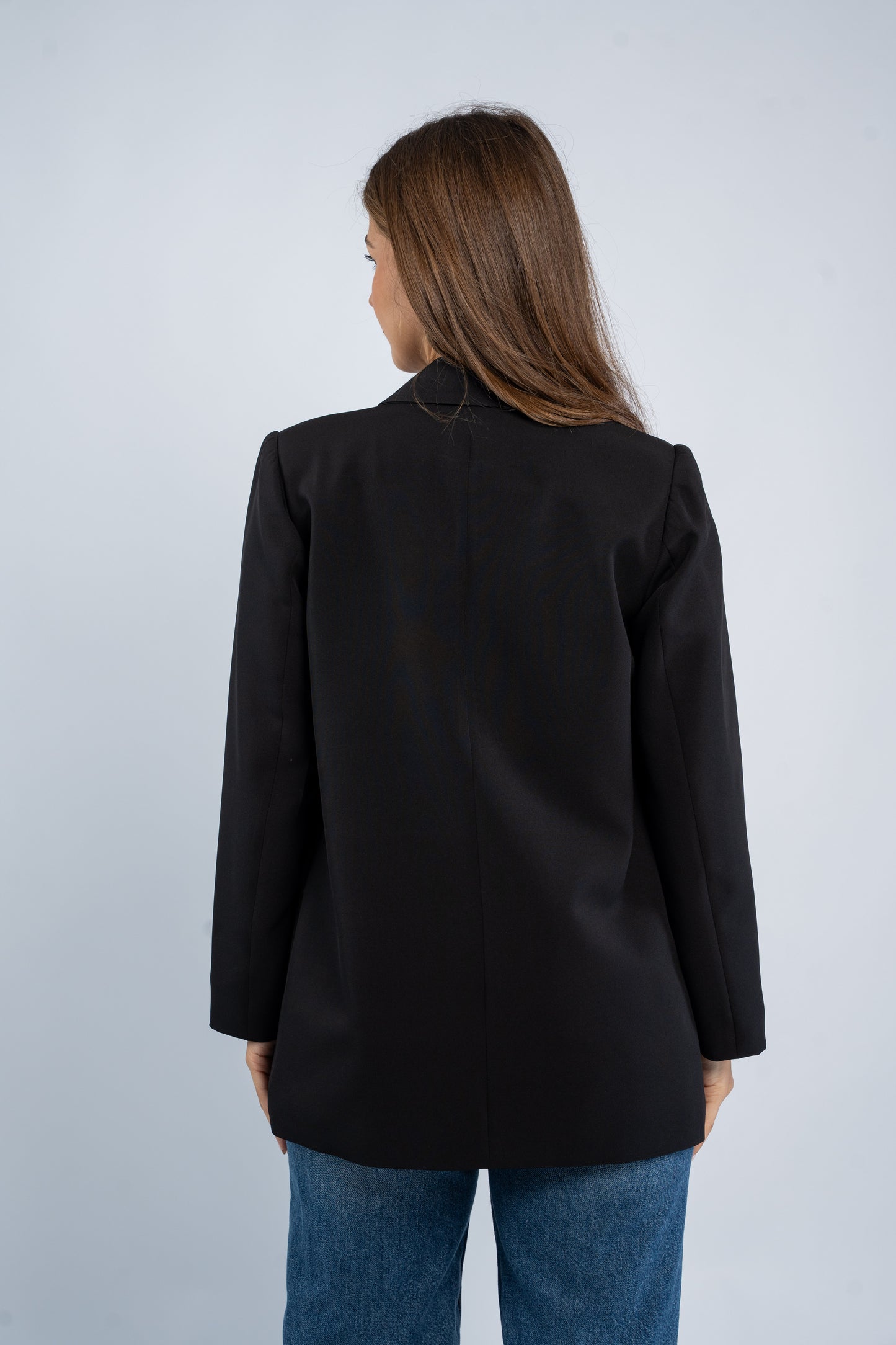 Oversized blazer with buttons