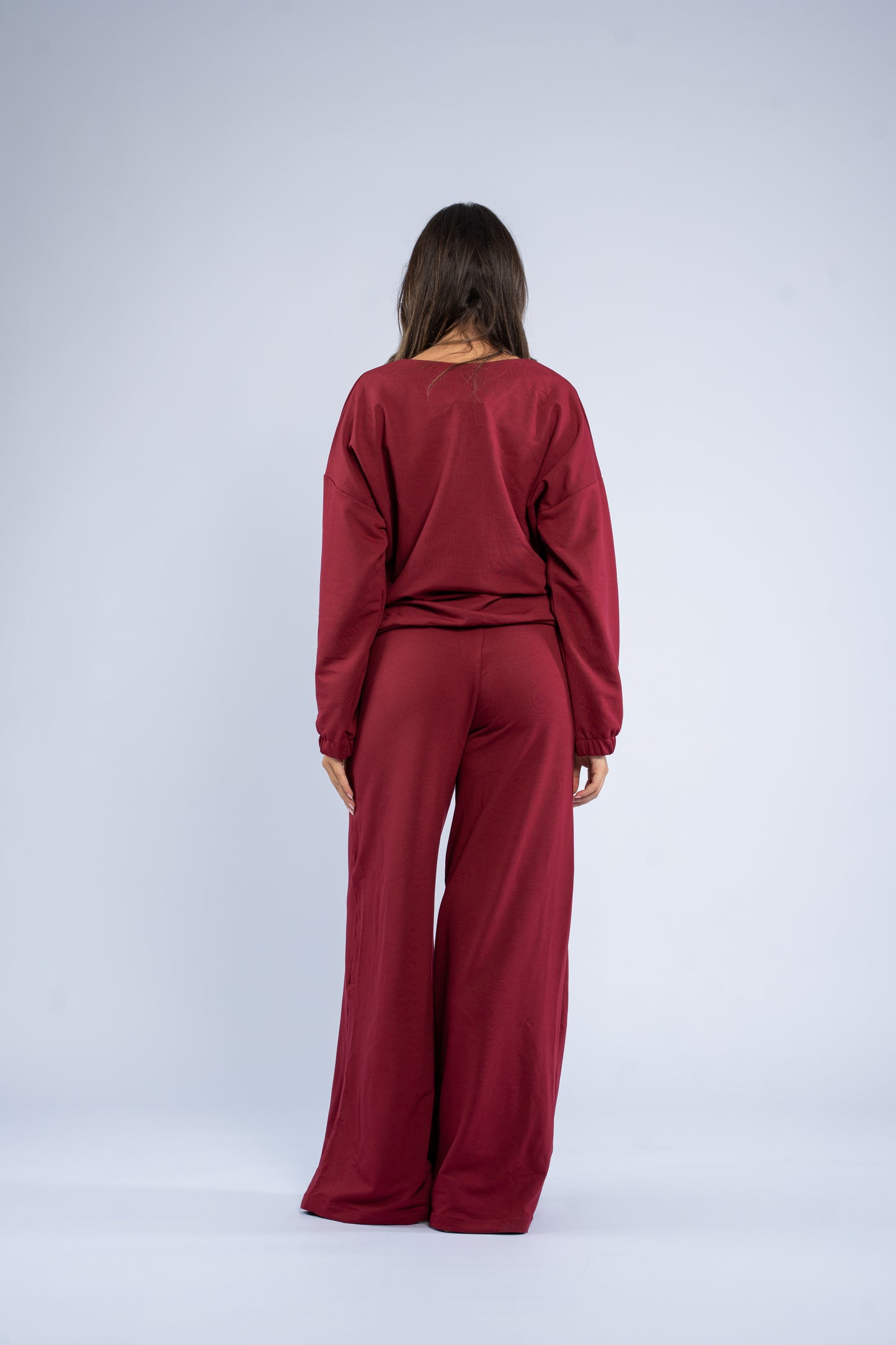 V-neck cotton set