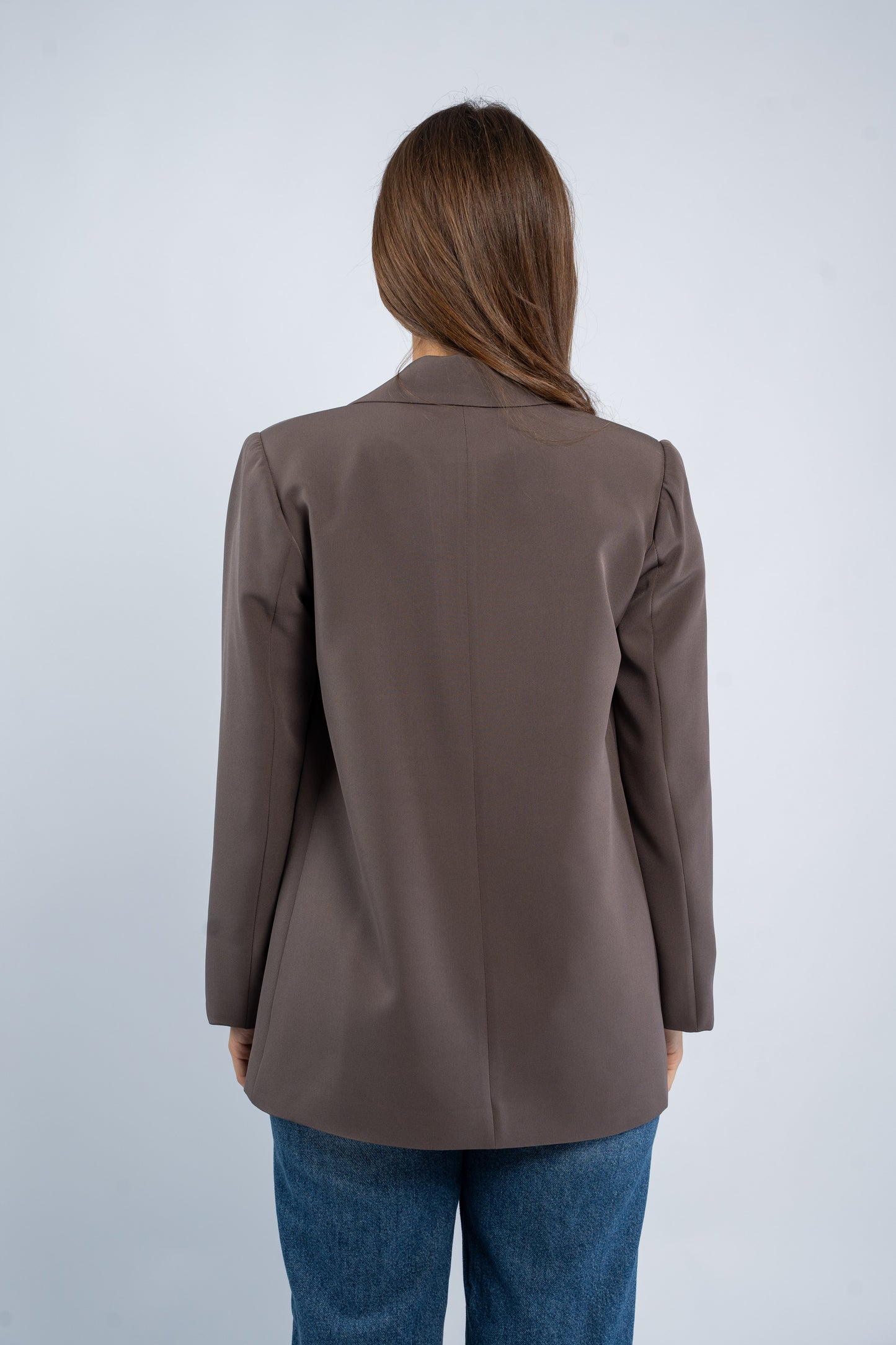 Oversized blazer with buttons