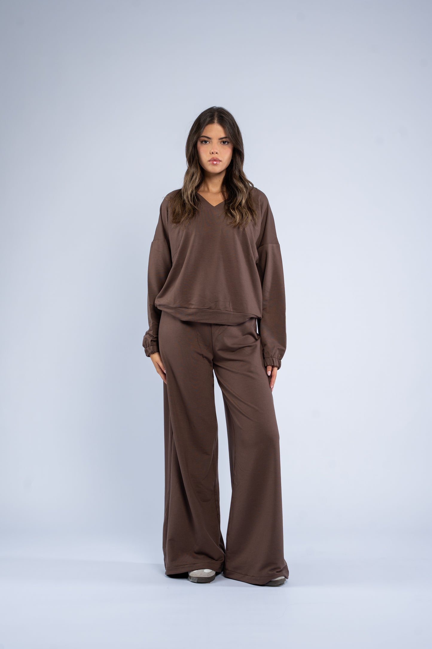 V-neck cotton set