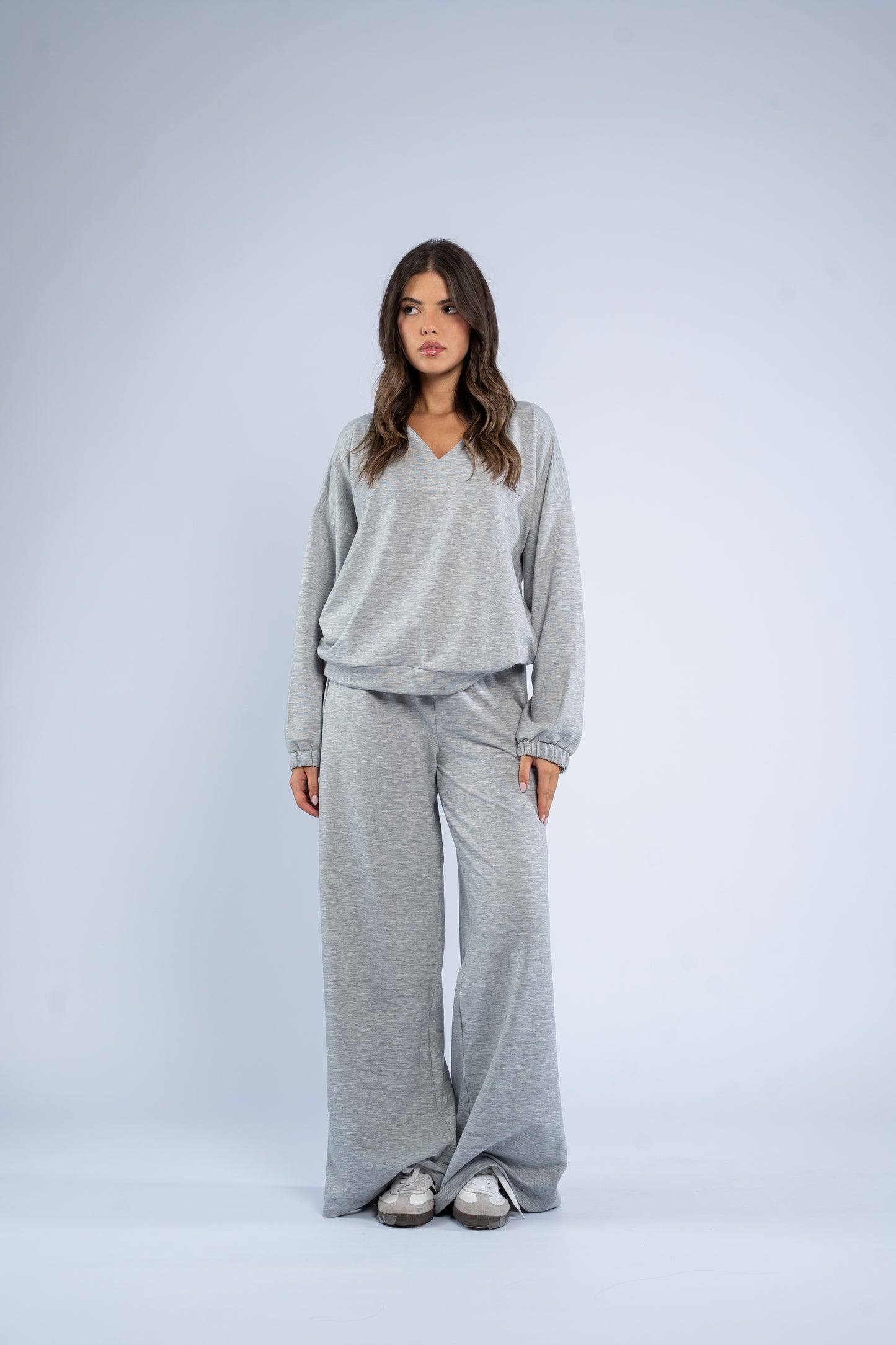 V-neck cotton set