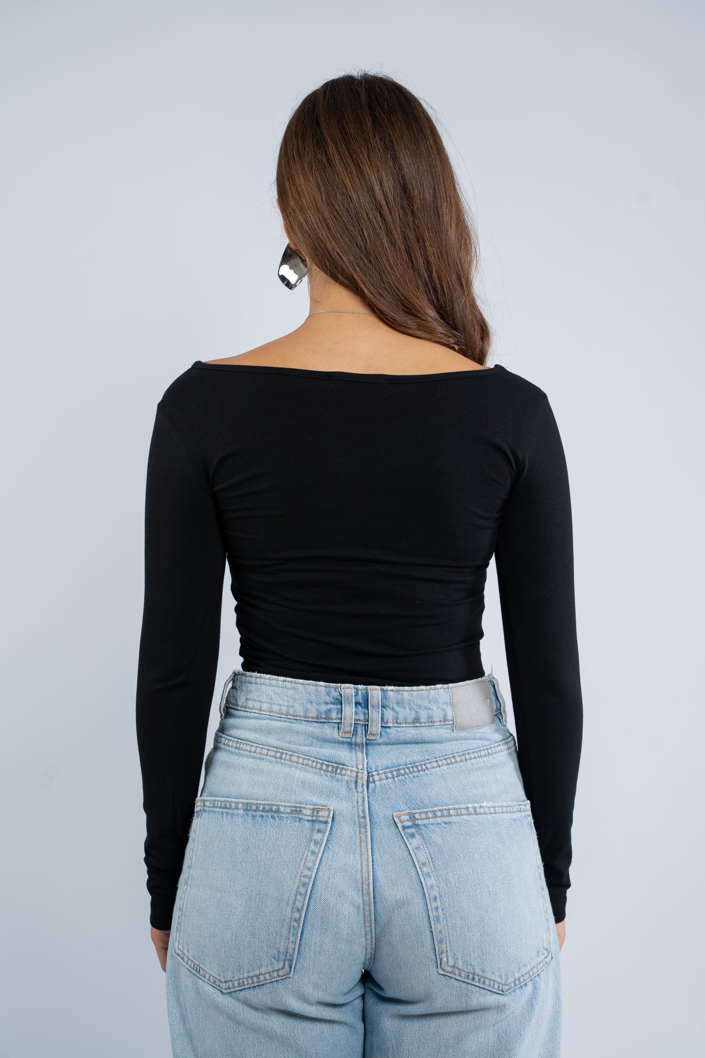 Round neck top