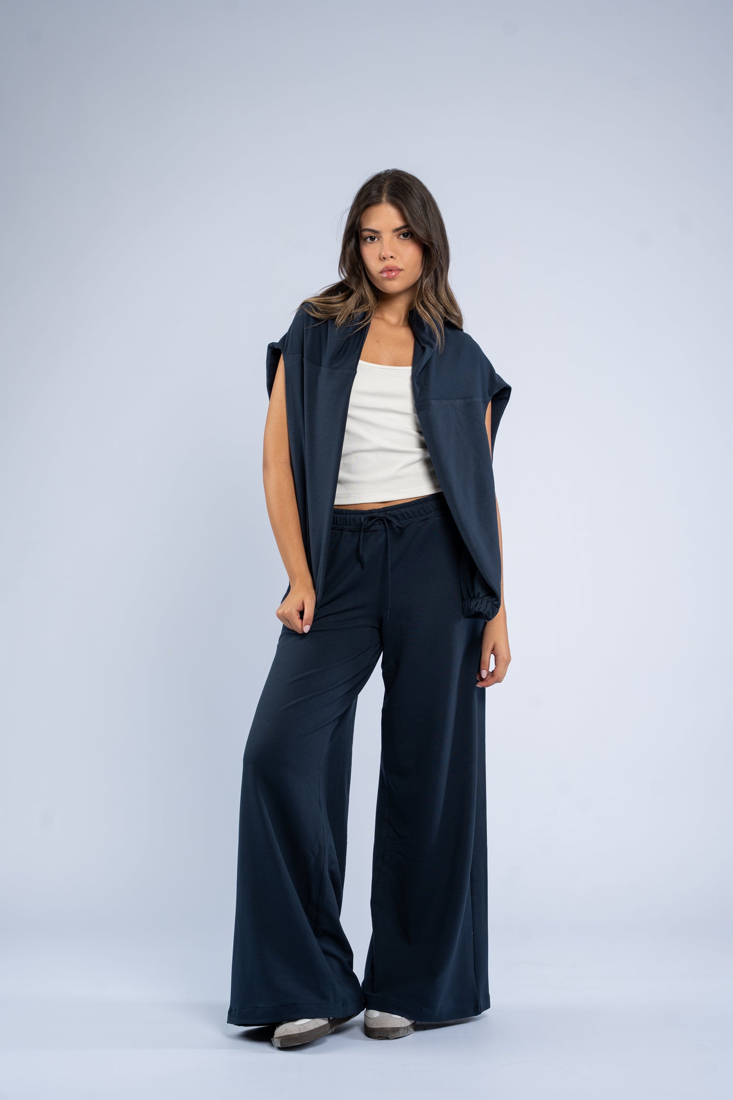 V-neck cotton set