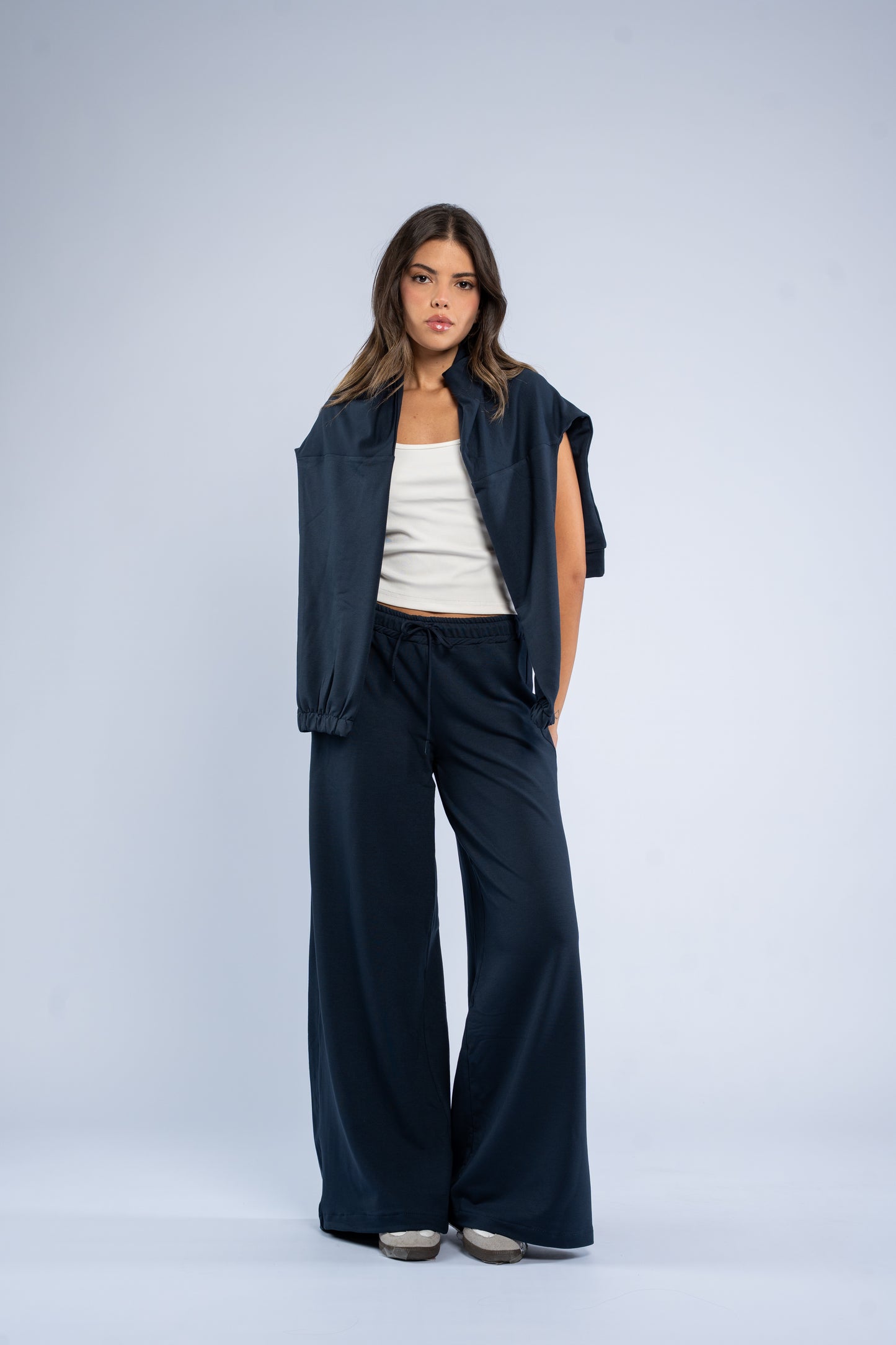 V-neck cotton set