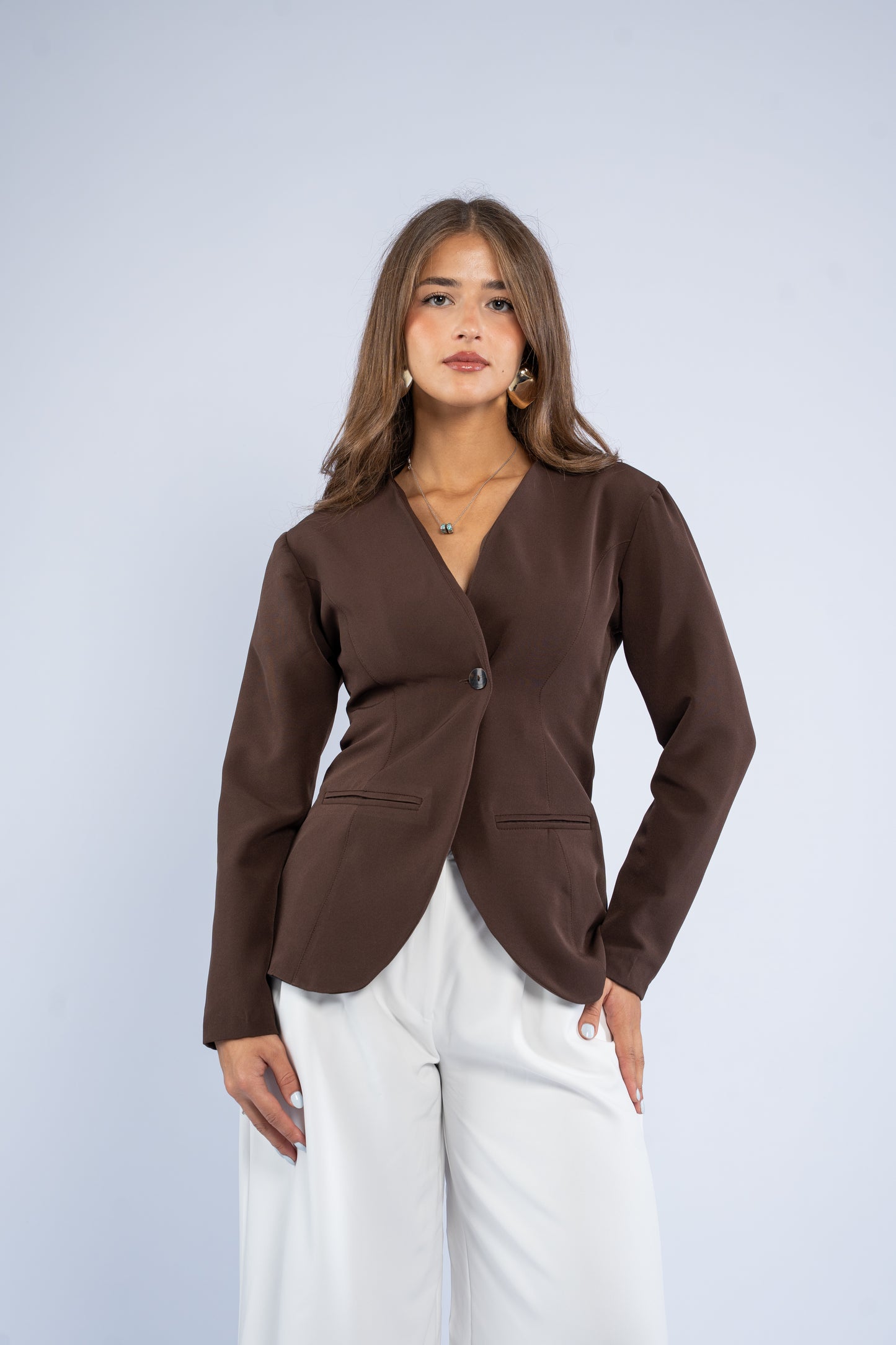 Waist fitted blazer