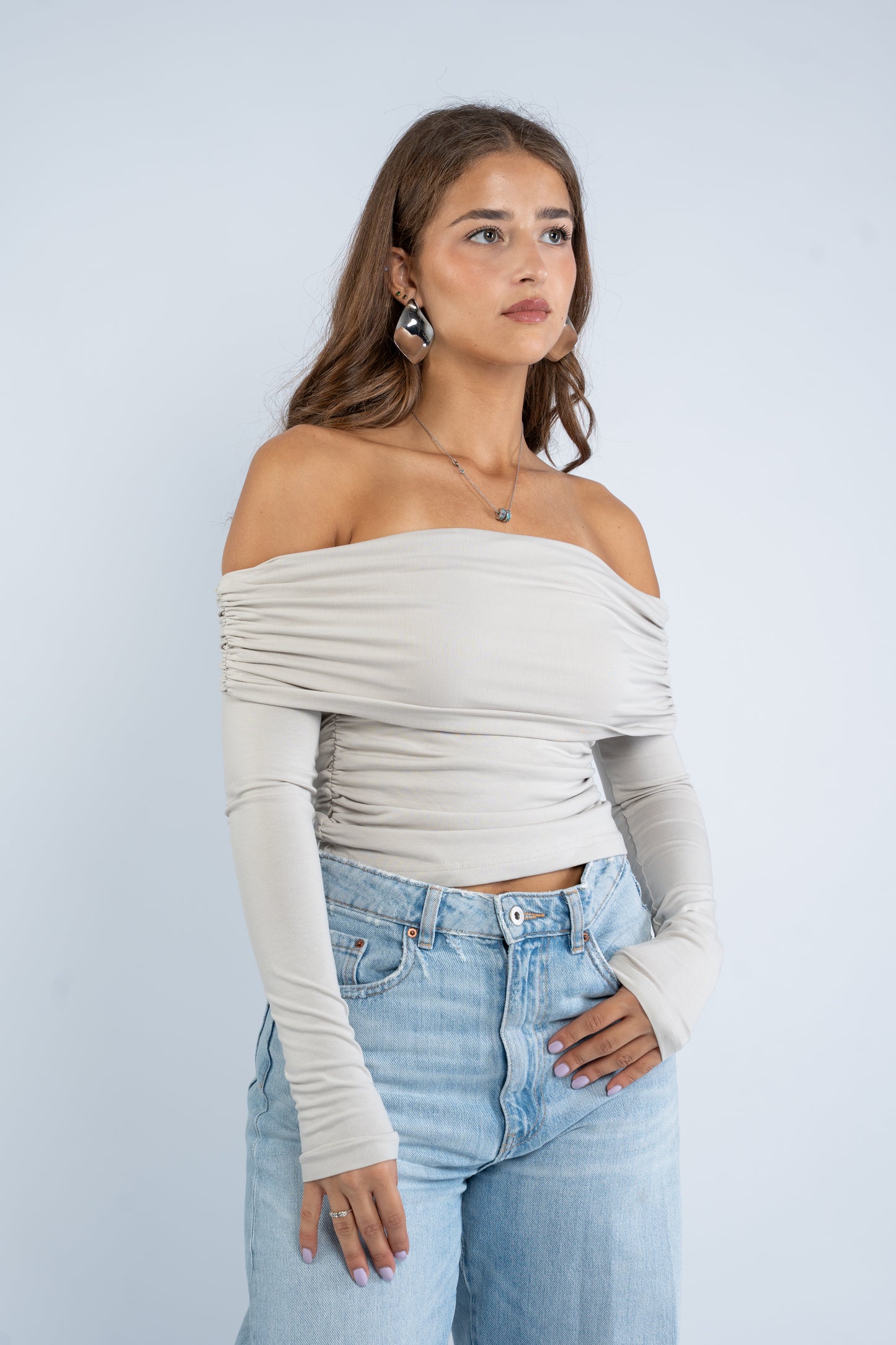 Fully off shoulder top
