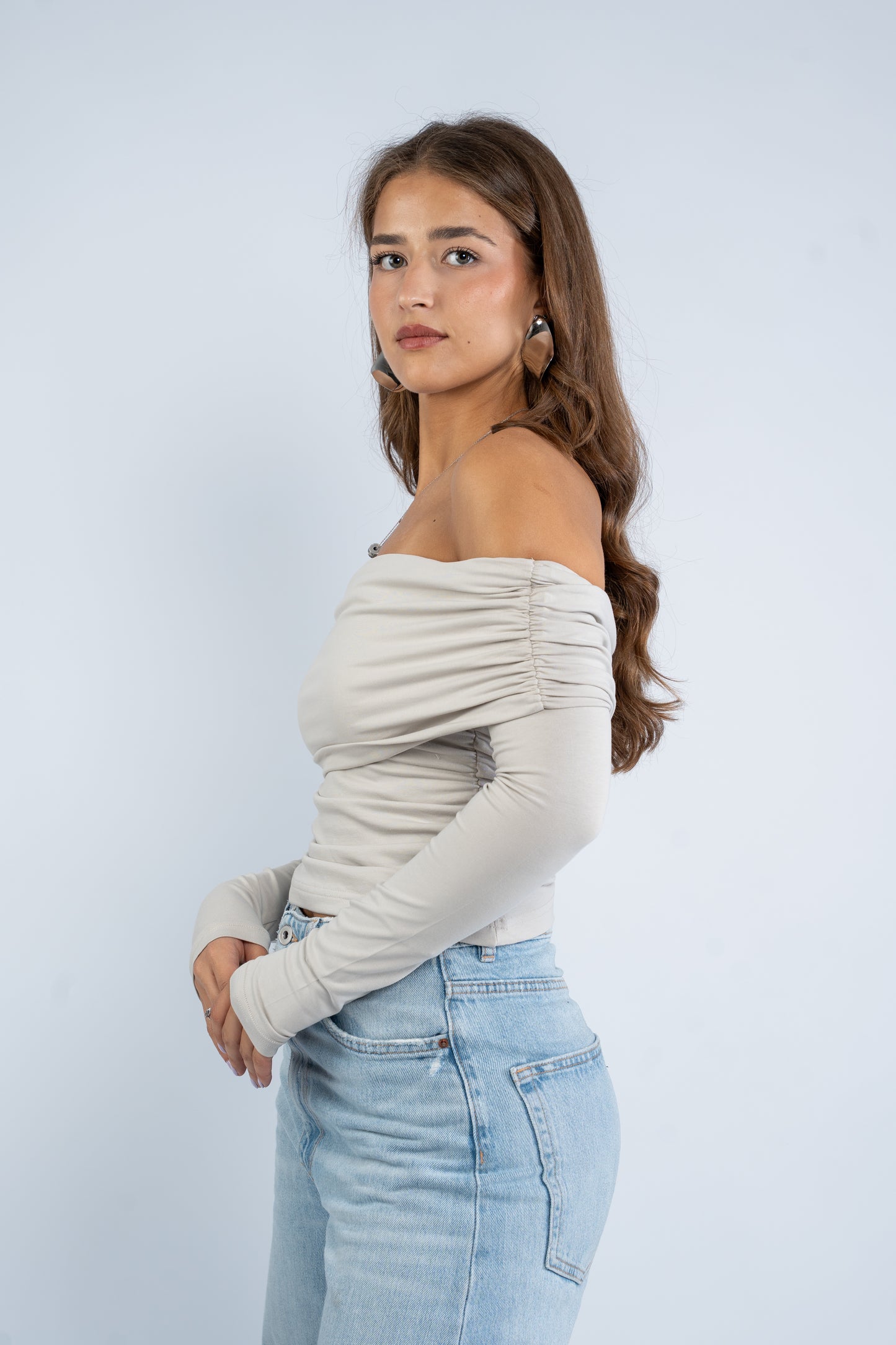 Fully off shoulder top