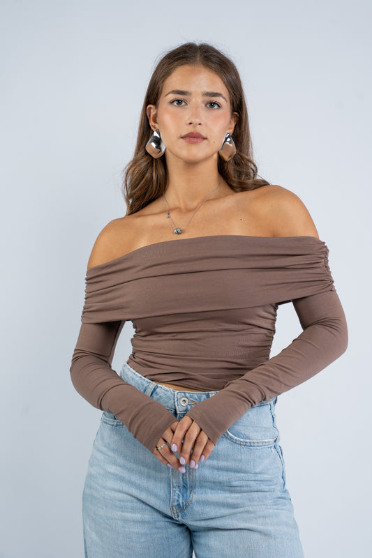 Fully off shoulder top