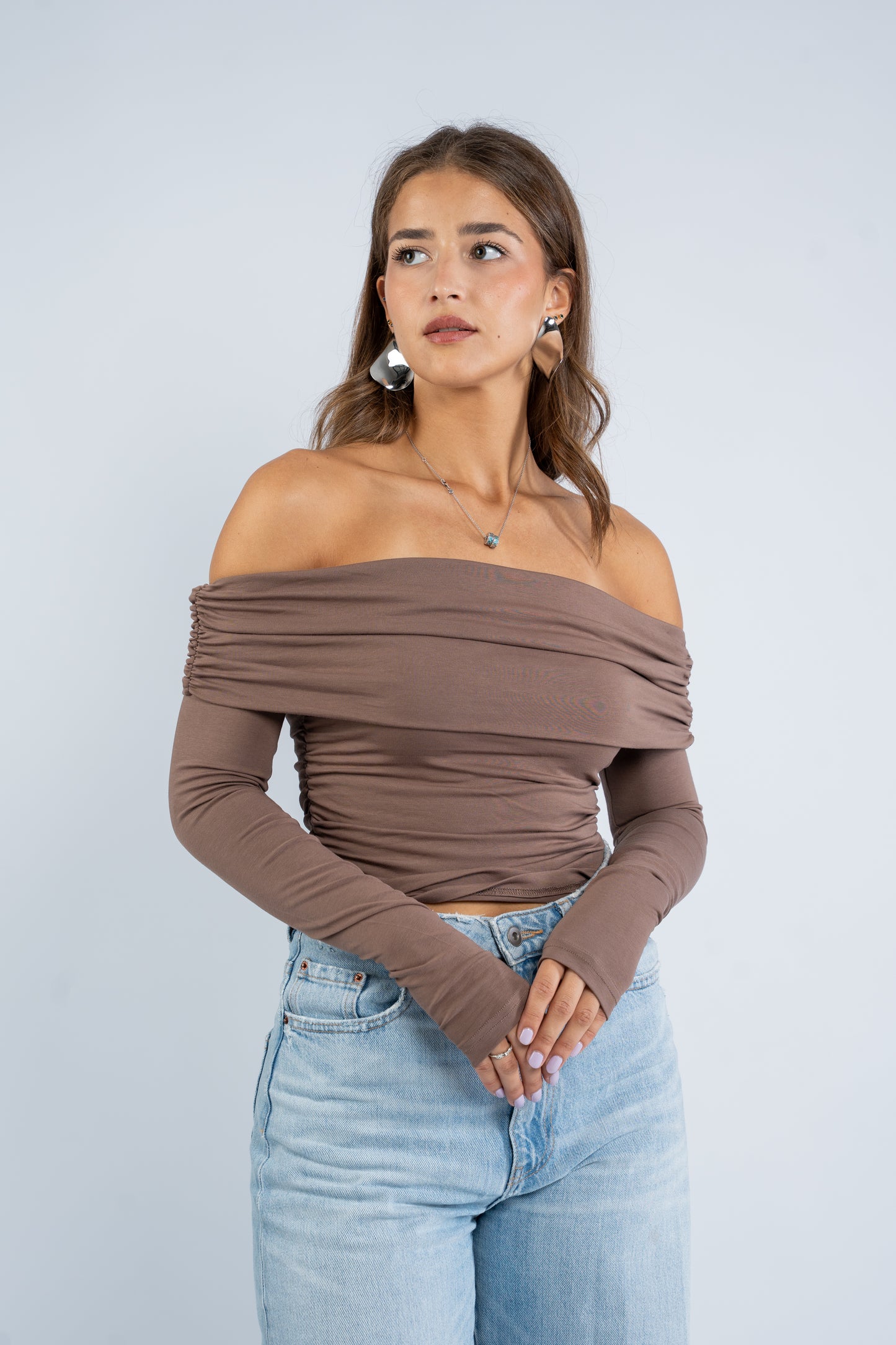 Fully off shoulder top