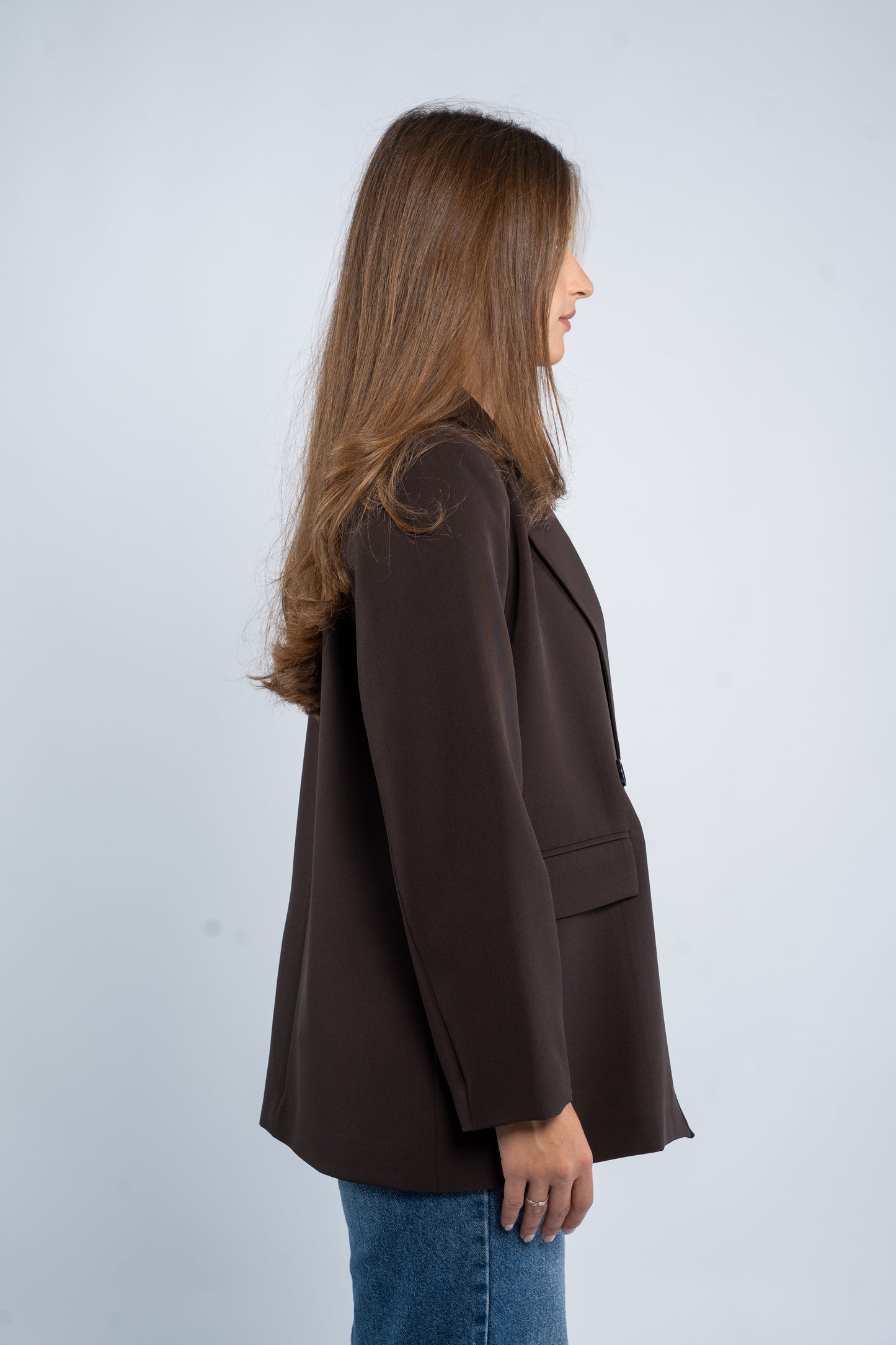 Oversized blazer with buttons