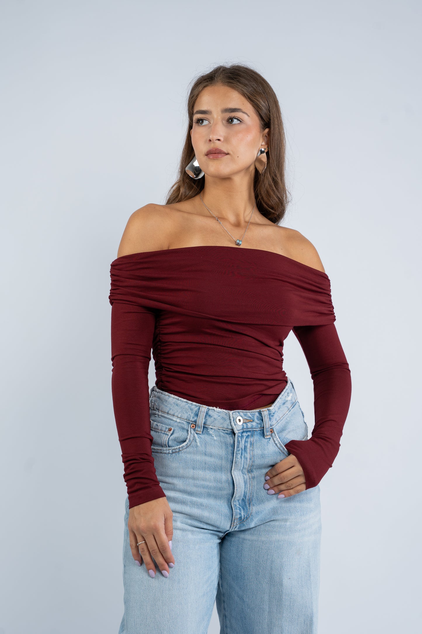 Fully off shoulder top
