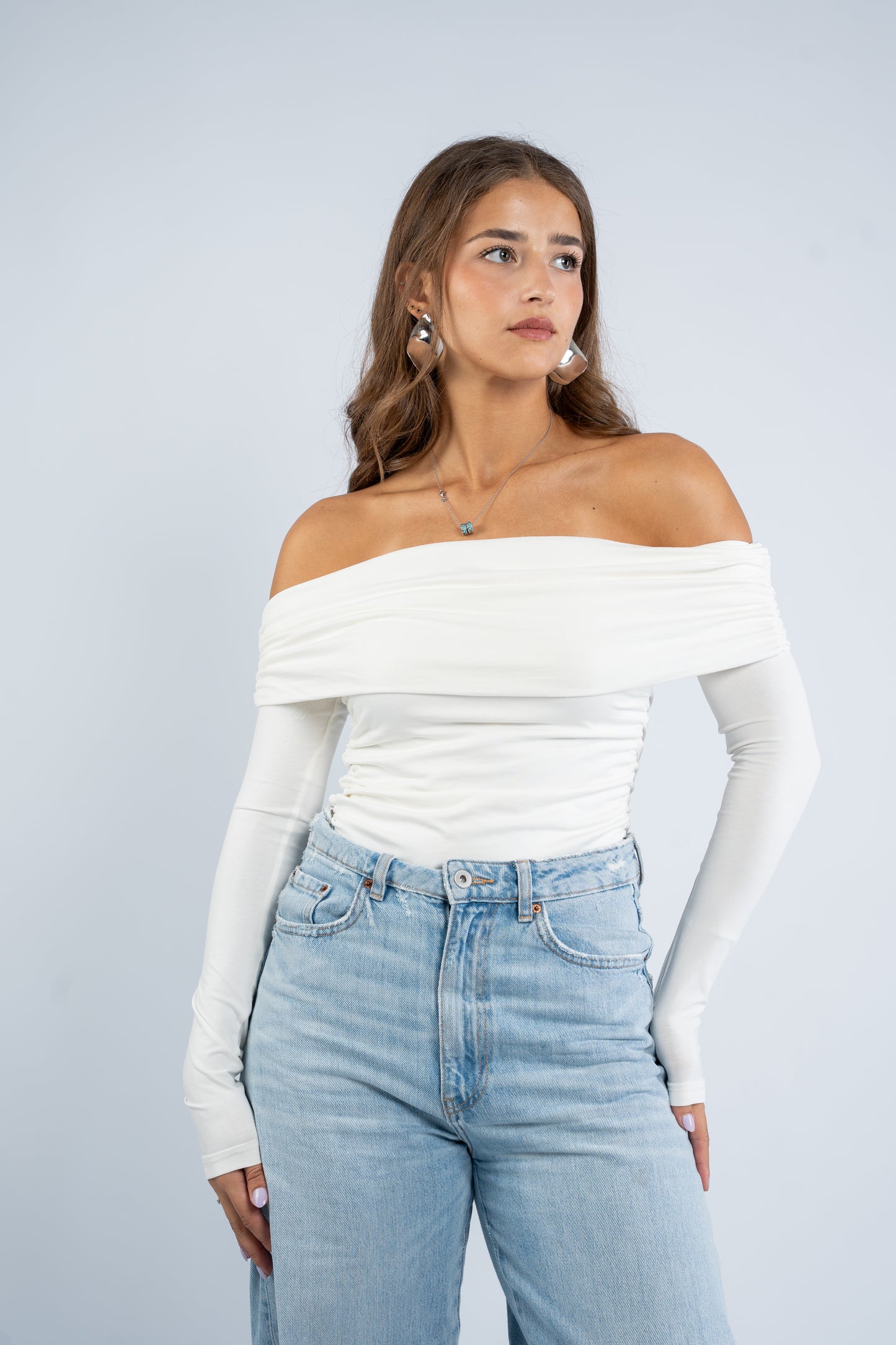 Fully off shoulder top